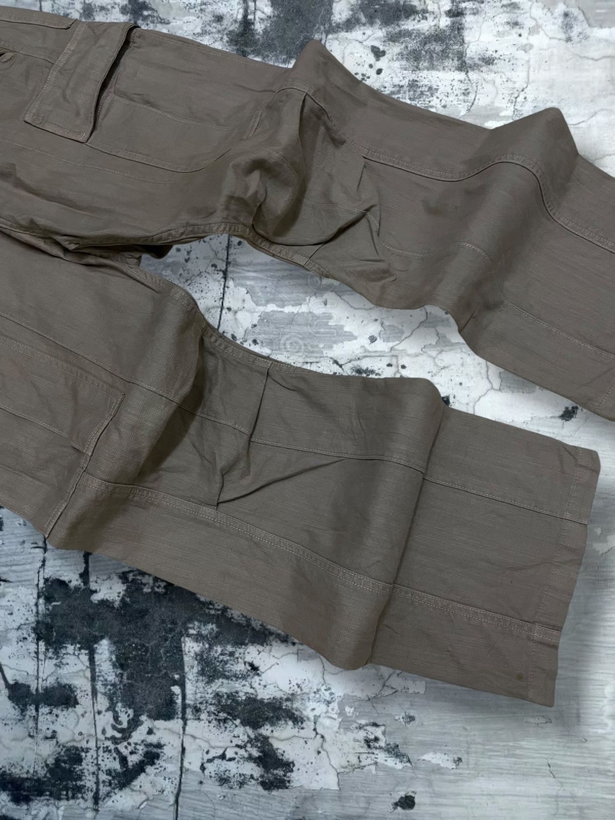 Japanese Brand Vintage 1990s Japan Designer Slowgun Tactical Cargo Pant Size US 30 / EU 46 - 6 Thumbnail