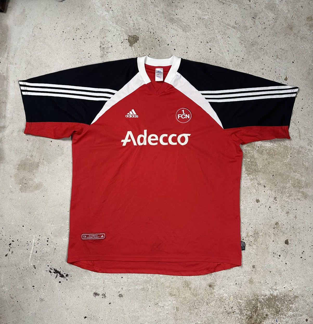 Adidas Adidas x FC Nurnberg 2001/2002 Home Jersey Shirt Vintage Size US XXL / EU 58 / 5 - 1 Thumbnail