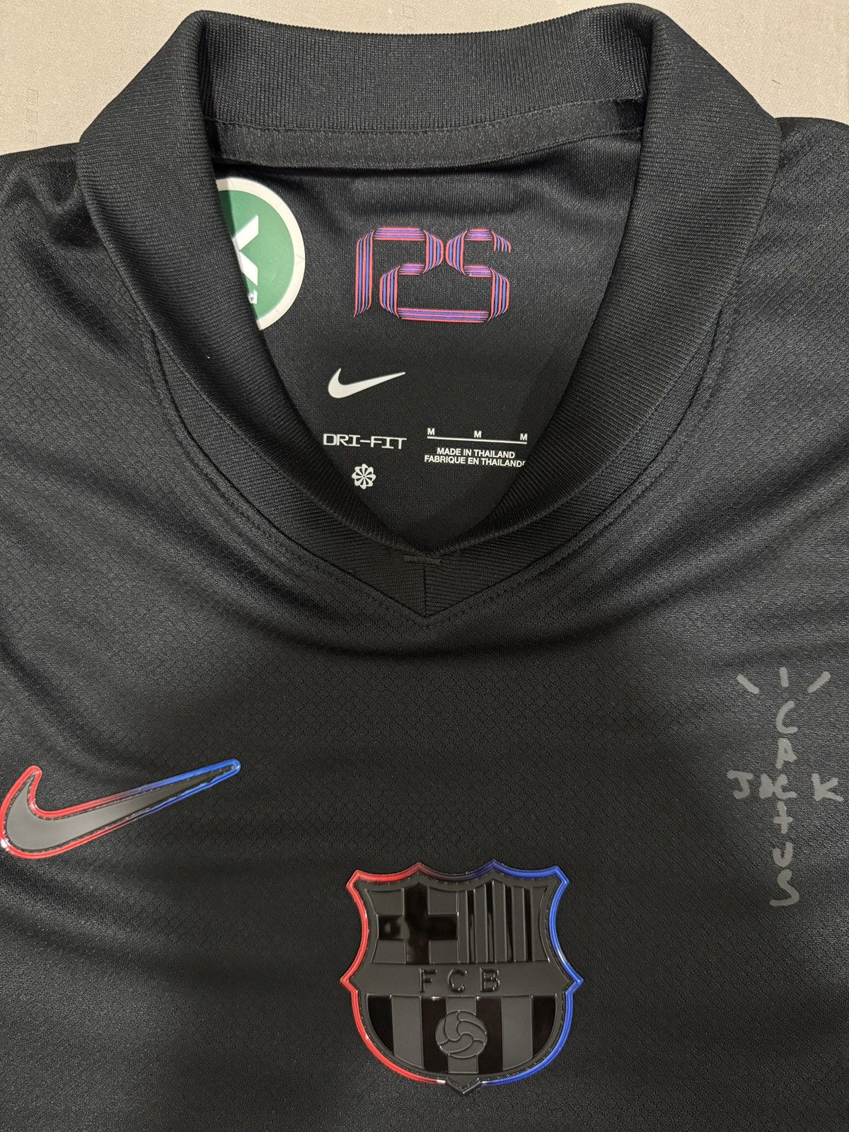 Nike × Travis Scott Fc Barcelona x Travis Scott Limited Edition Away Jersey Size US M / EU 48-50 / 2 - 8 Thumbnail