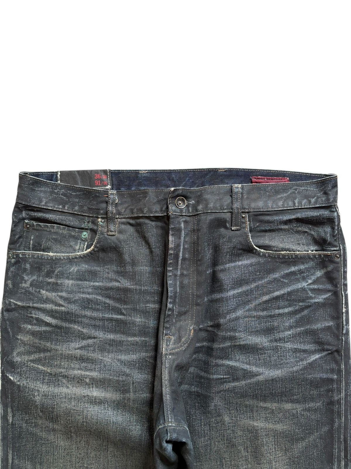 Gap Vintage Gap Rusty Mud Wash Distressed Loose Baggy Jeans Size US 36 / EU 52 - 4 Thumbnail