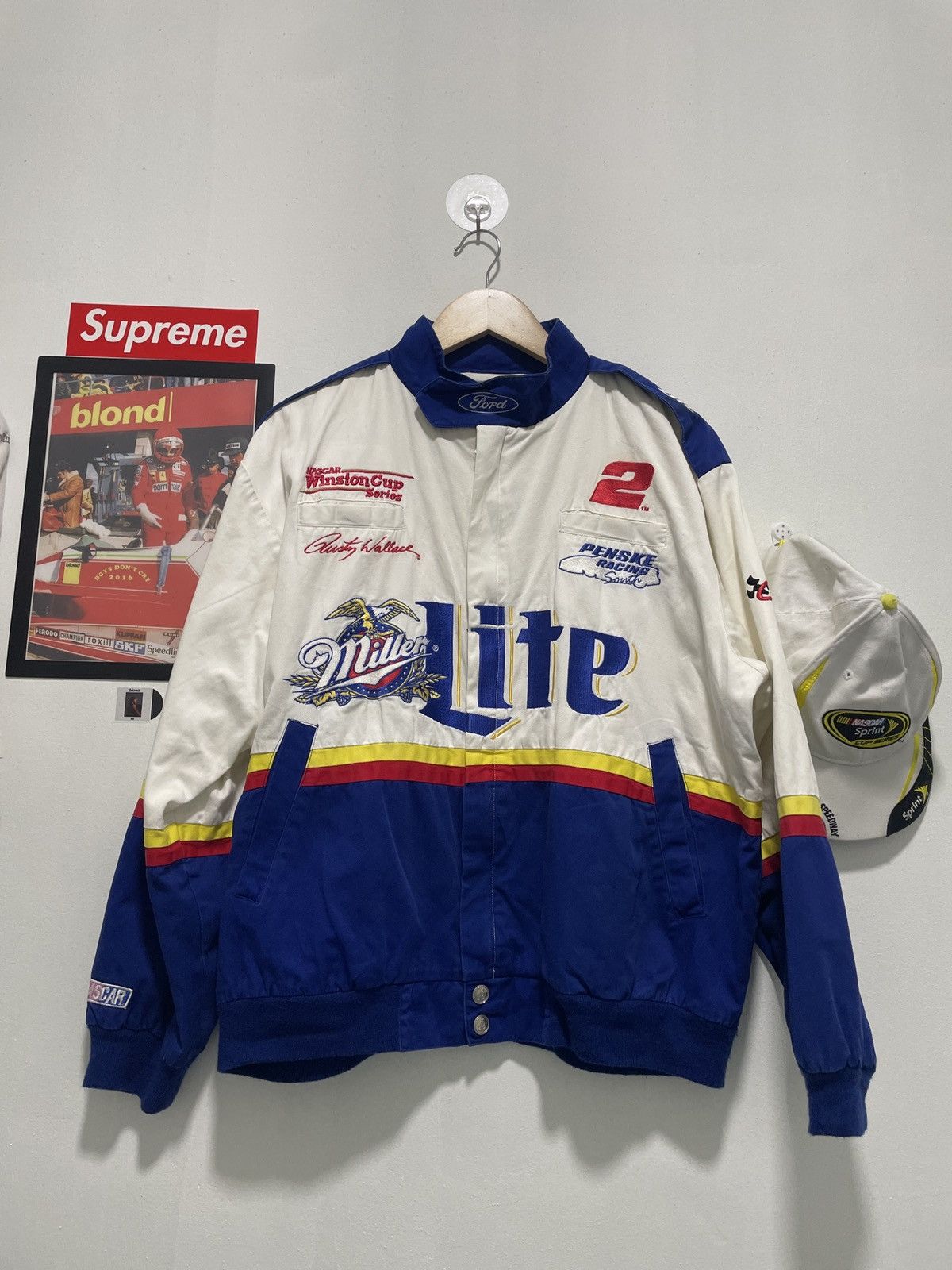 Other NASCAR VINTAGE RUSTY WALLACE JACKET Size US M / EU 48-50 / 2 - 1 Thumbnail