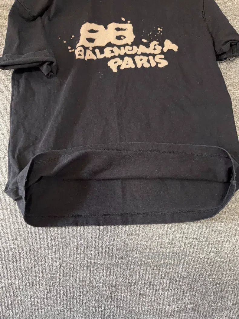 Balenciaga Balenciaga Letter Printed Crewneck Short Sleeve T-Shirt Size US XS / EU 42 / 0 - 7 Thumbnail
