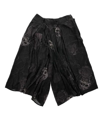 BLACK Scandal Yohji Yamamoto 19aw skull hakama pants - Bottoms