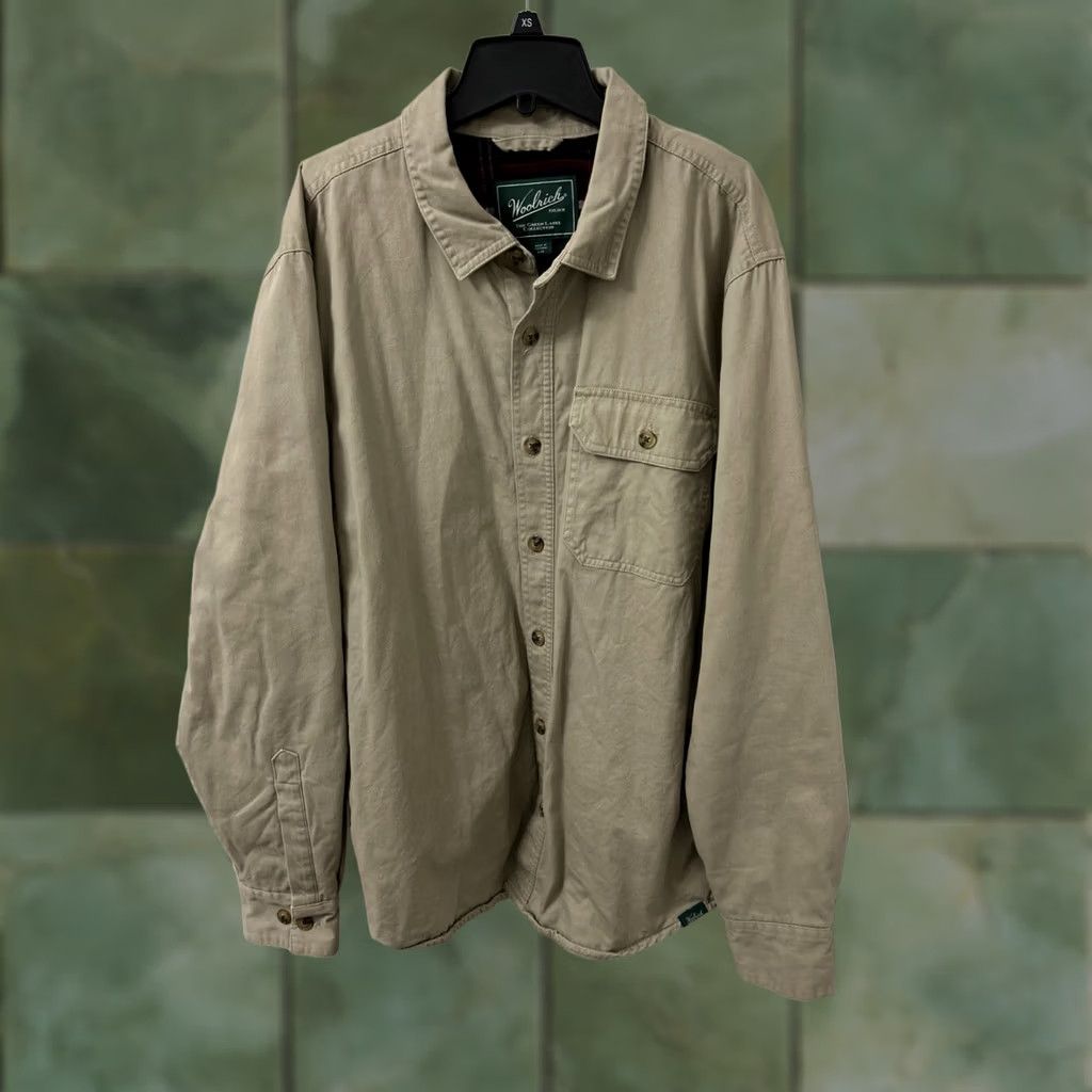 Vintage Woolrich Shirt Jacket Mens Large Tan Plaid Flannel Lined Button-Down L/S Shirt Jacket Mens Large Tan Plaid Flannel Lined Button-Down L/S Size US L / EU 52-54 / 3 - 1 Thumbnail