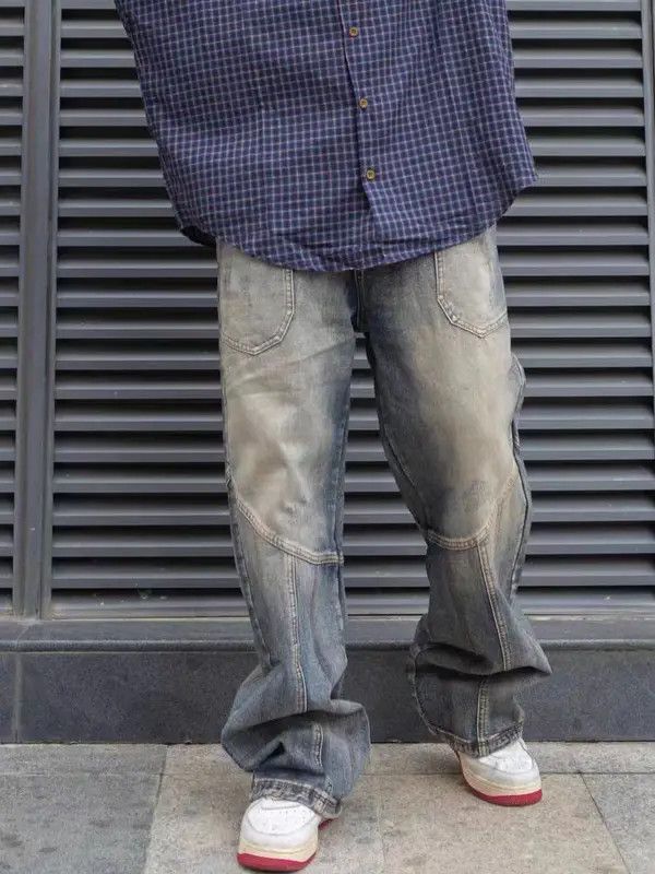 Japanese Brand VIBE Street vintage washed grunge heavyweight jeans Size US 32 / EU 48 - 5 Thumbnail