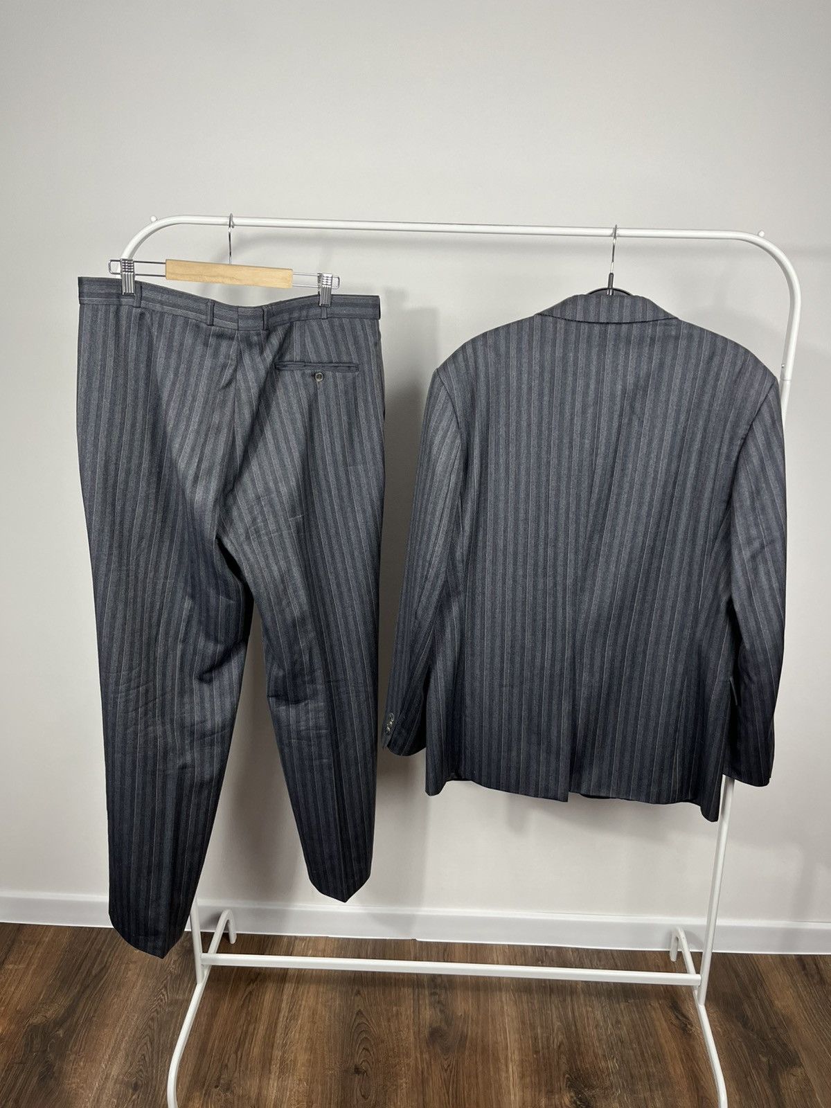Other Vintage Kaiser Schirmer Wool Suit Blazer Pants West Germany Size 44R - 11 Thumbnail