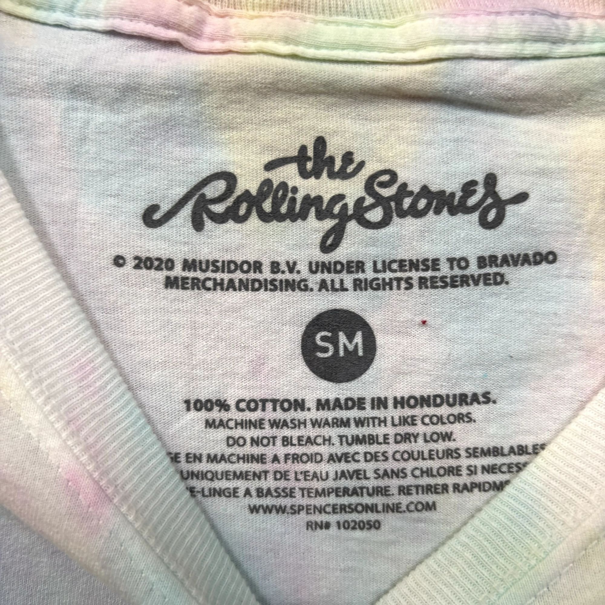 The Rolling Stones The Rolling Stones Hot Lips Pop Art Rock Pastel Tie Dye S Size US S / EU 44-46 / 1 - 4 Thumbnail