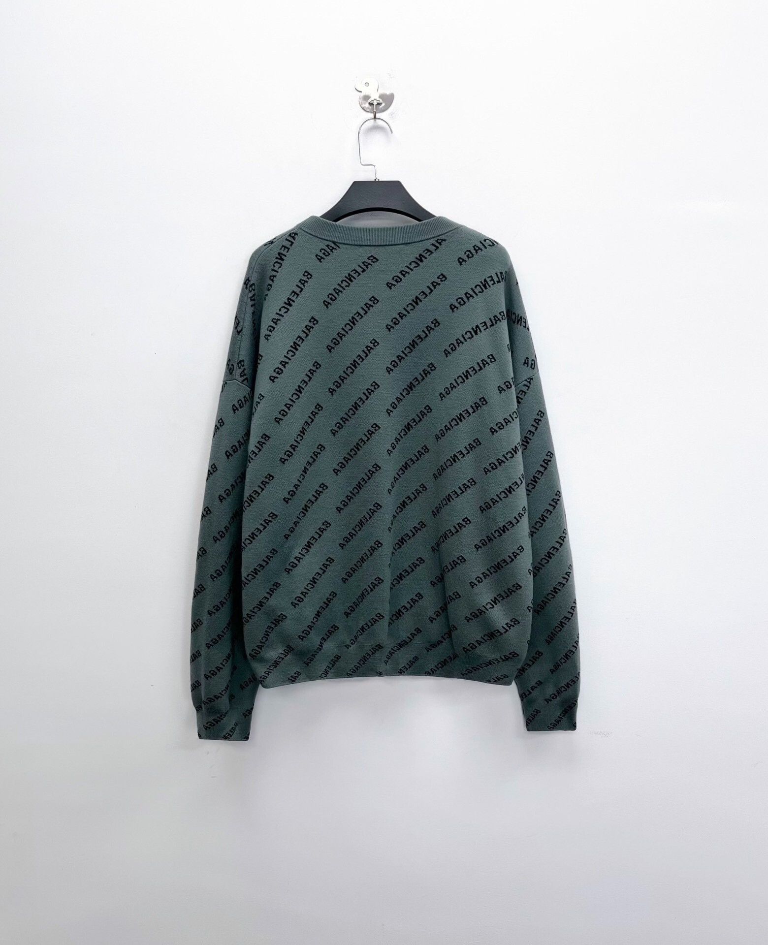 Balenciaga Balenciaga Logo Knit Sweater Size US XXS / EU 40 - 2 Thumbnail