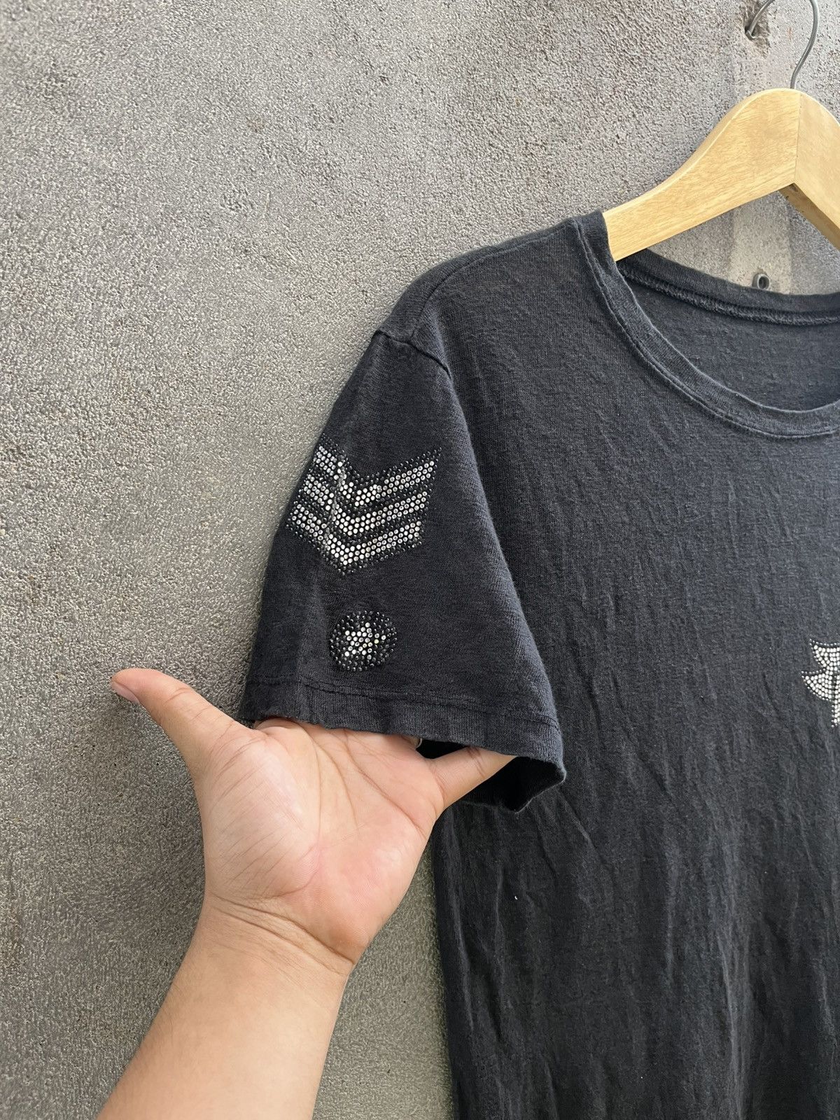 Vintage Rock Heart Stud Tee – Japan Archive Y2K Glam Punk Size US S / EU 44-46 / 1 - 6 Thumbnail