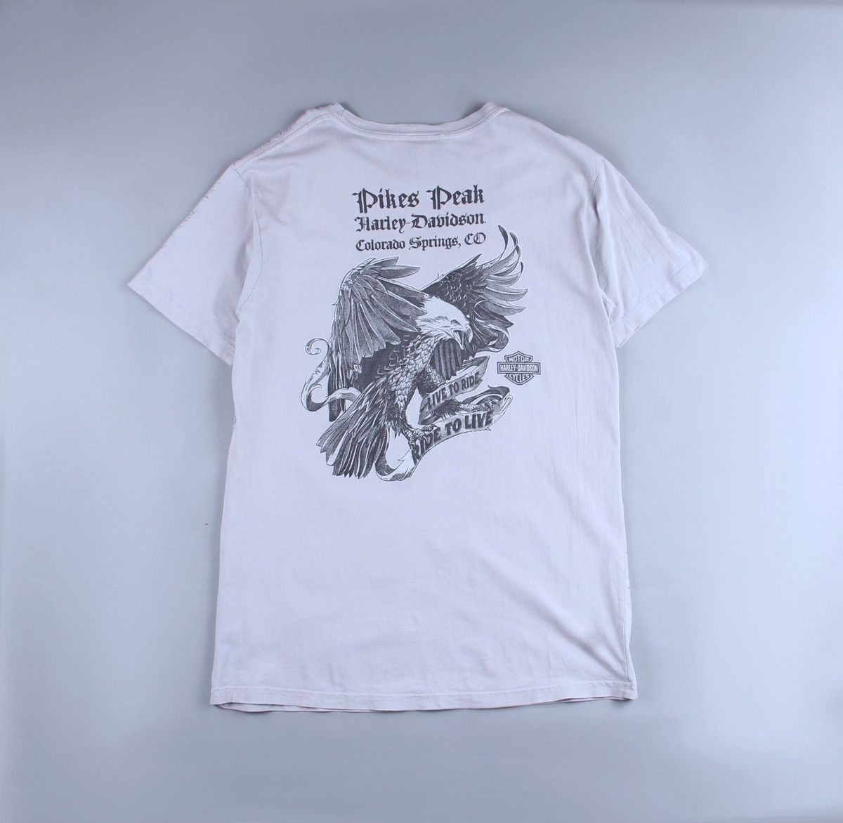 Harley Davidson Harley Davidson Vintage T Shirt Moto USA National Tee Gray S Size US S / EU 44-46 / 1 - 4 Thumbnail
