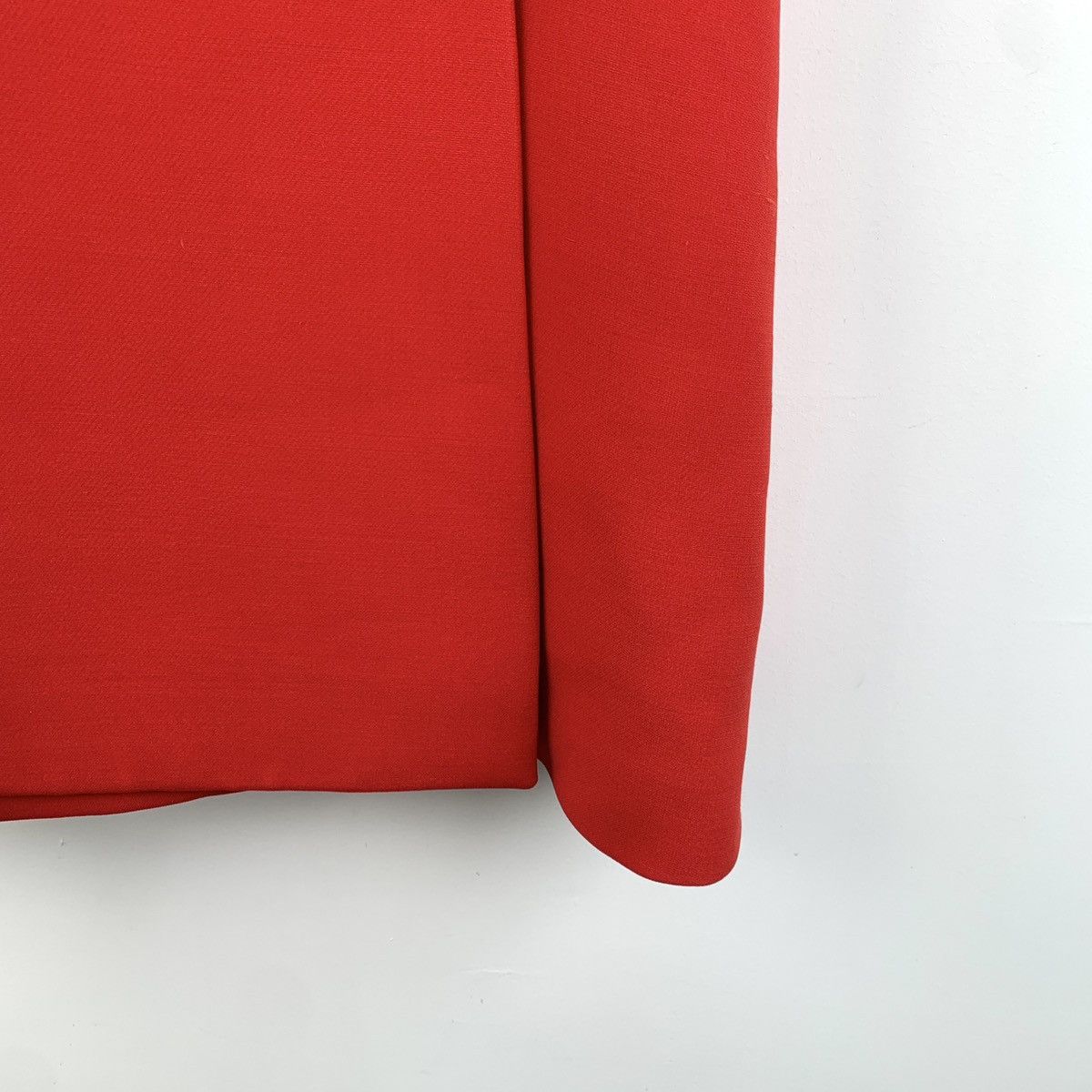 Dior Dior Red Wool Lapel Double Breasted Sleeveless Dress Size S / US 4 / IT 40 - 4 Thumbnail