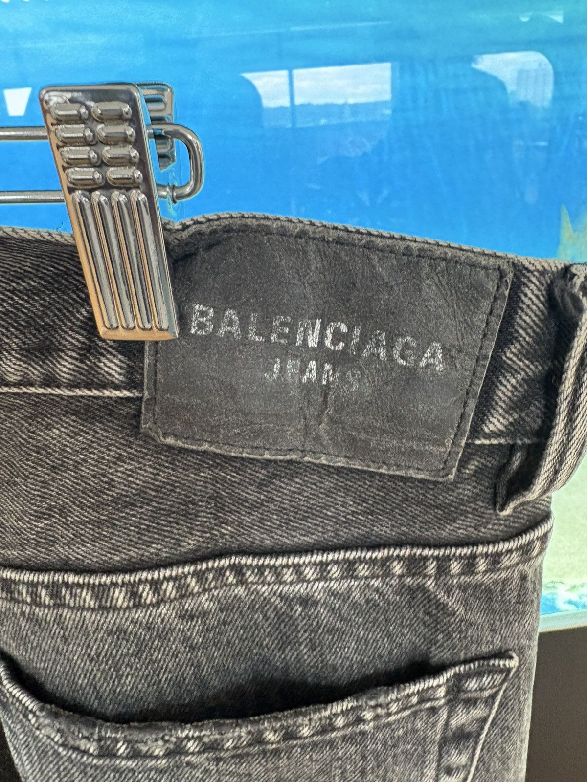 Balenciaga Balenciaga Fall22 Lost Tape Flared Denim Size US 31 - 6 Thumbnail
