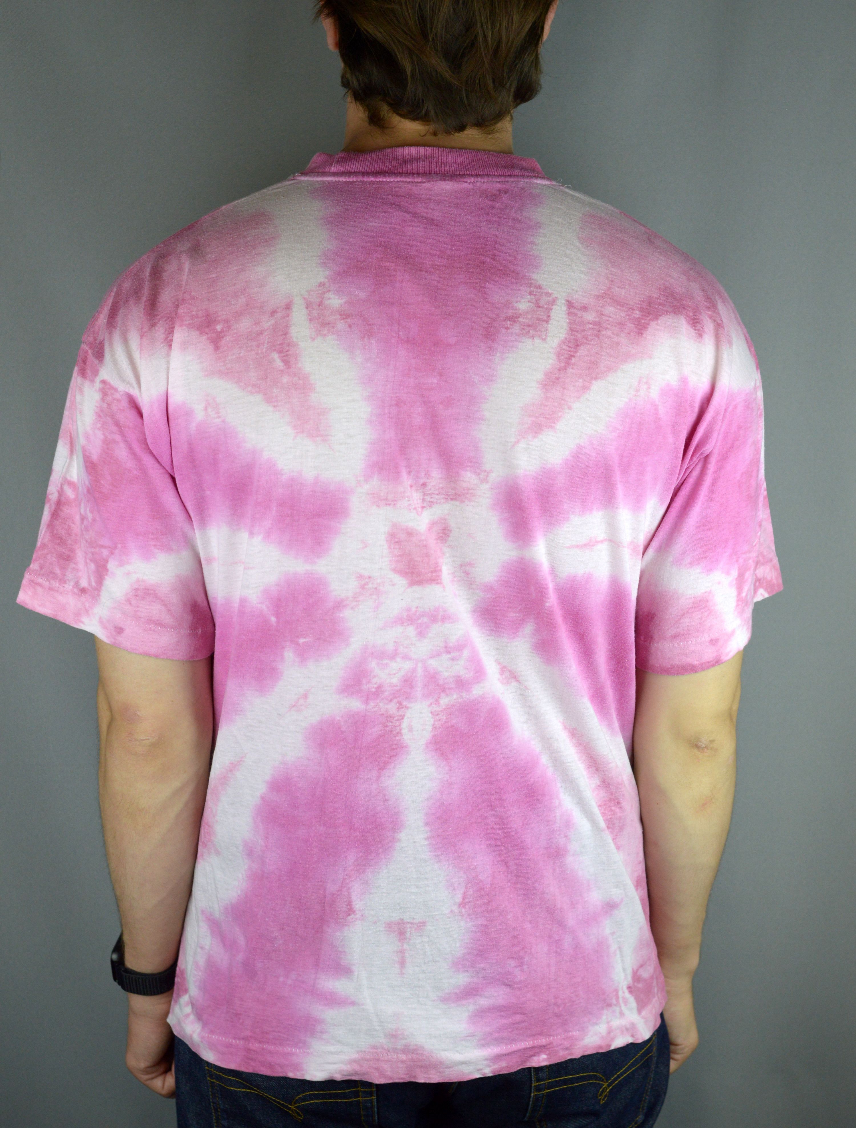 Vintage Vintage Jim Bean Tie Dye 90s t shirt Size US L / EU 52-54 / 3 - 2 Thumbnail