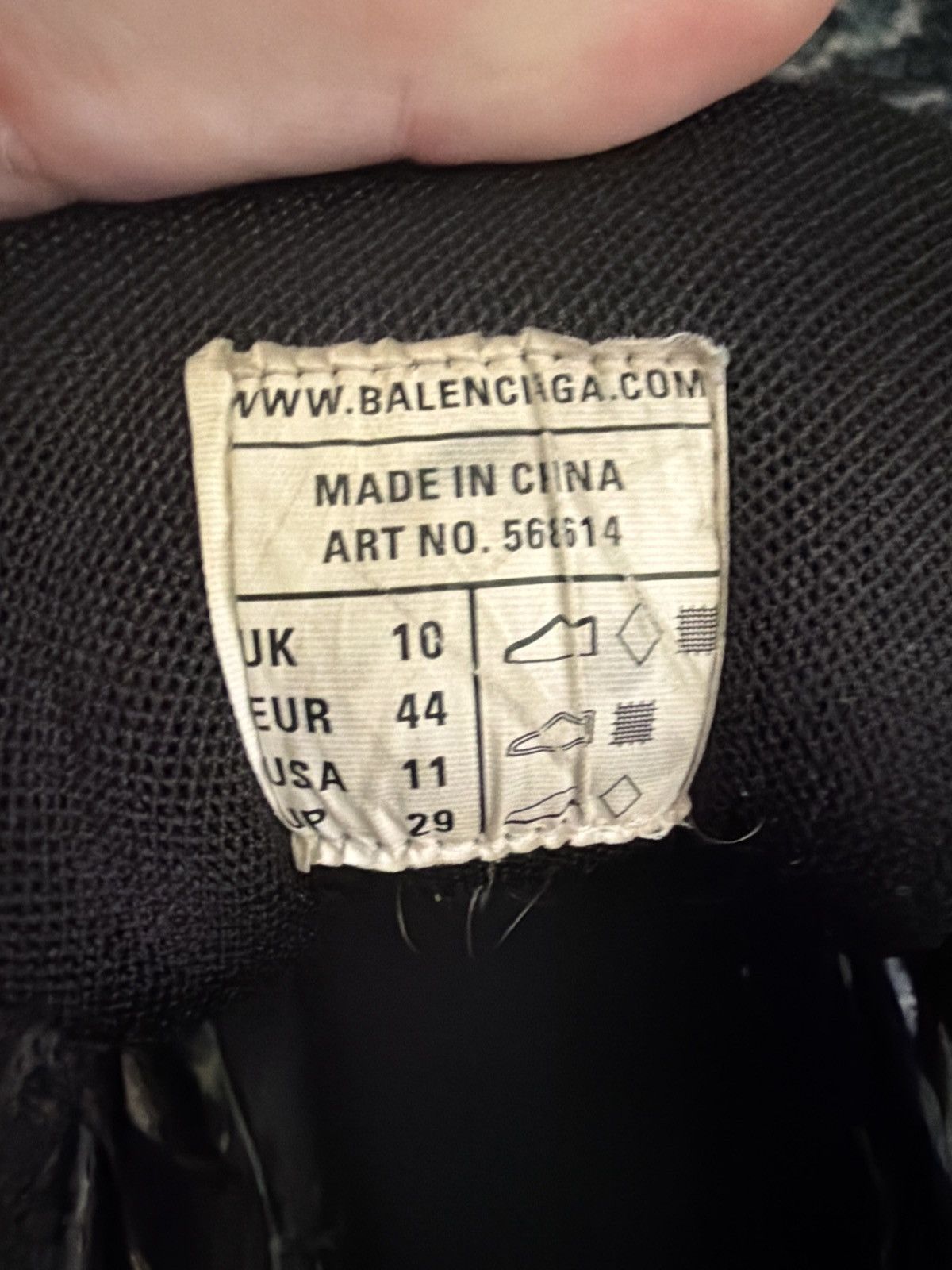 Balenciaga Balenciaga track.2 black red grey Size US 11 / EU 44 - 11 Thumbnail
