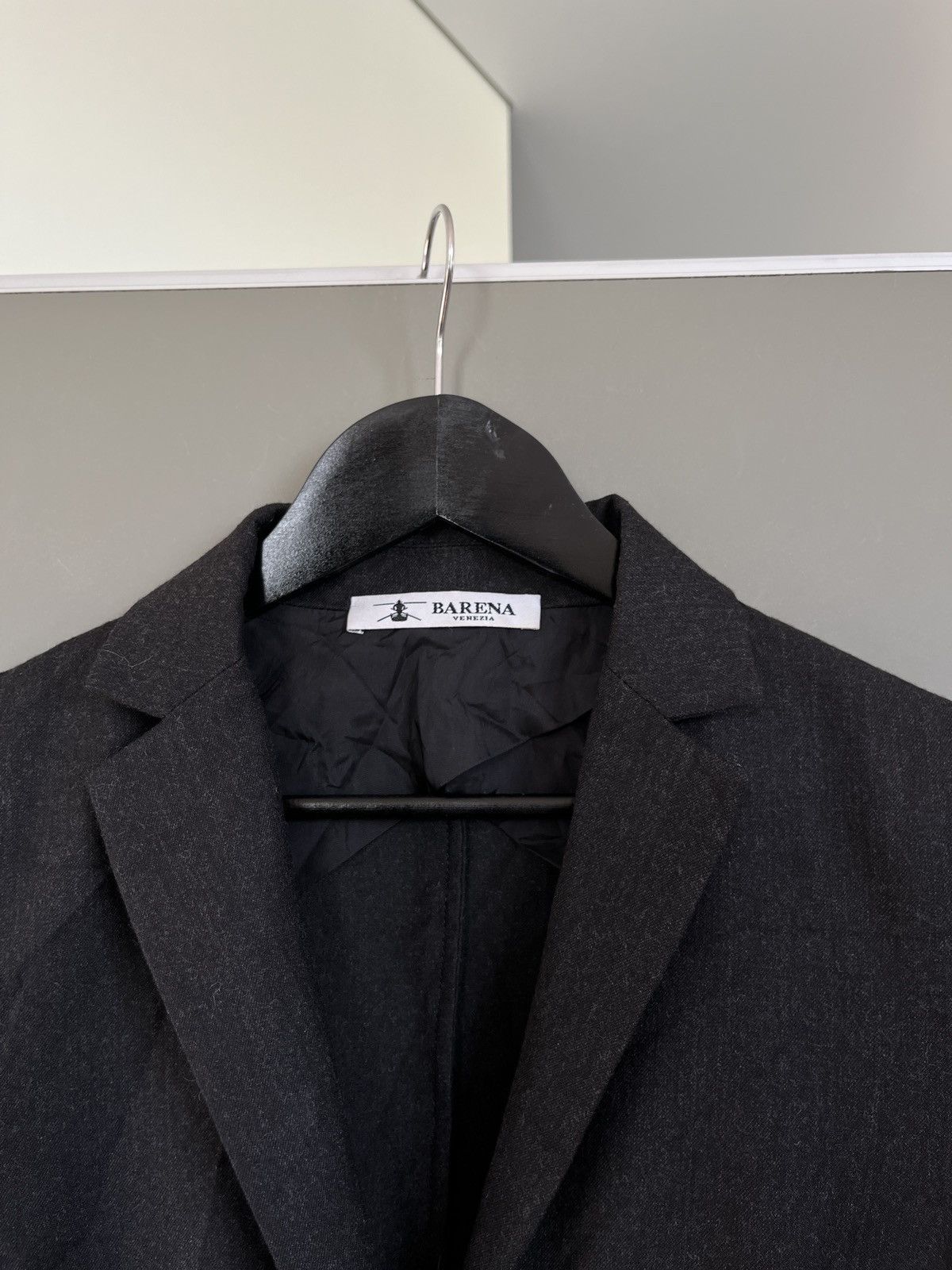 Barena × Barena Venezia Barena Venezia Wool Casual Wool Black Simple Blazer Jacket Size M / US 6-8 / IT 42-44 - 3 Thumbnail