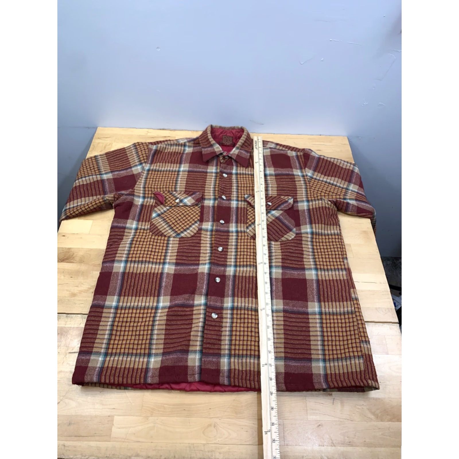 High Sierra VINTAGE High Sierra Shirt Jacket Shacket Mens M Red Flannel Plaid Lined Size US M / EU 48-50 / 2 - 6 Thumbnail