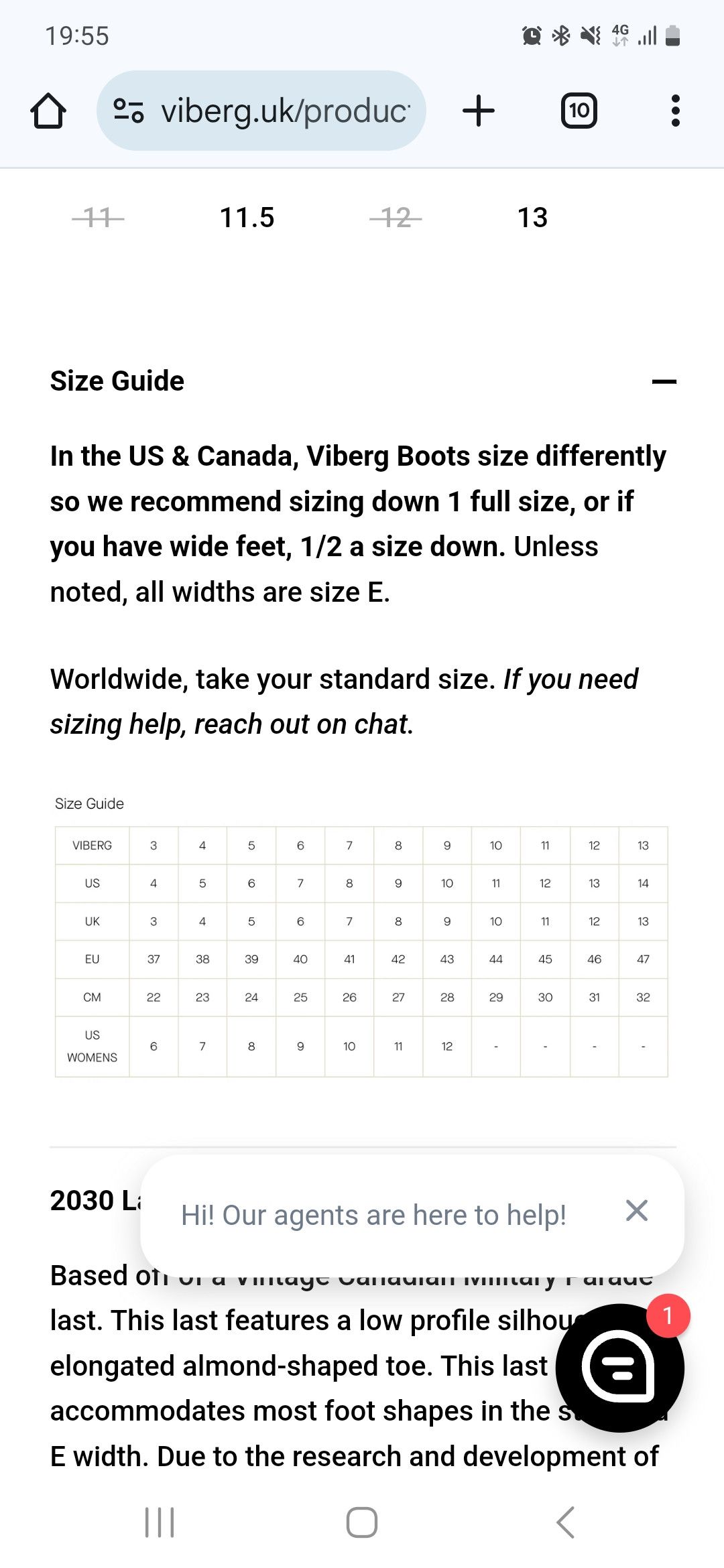 Viberg Viberg Service Boots - Horween Natural Leather 8.5 Size US 8.5 / EU 41-42 - 9 Thumbnail