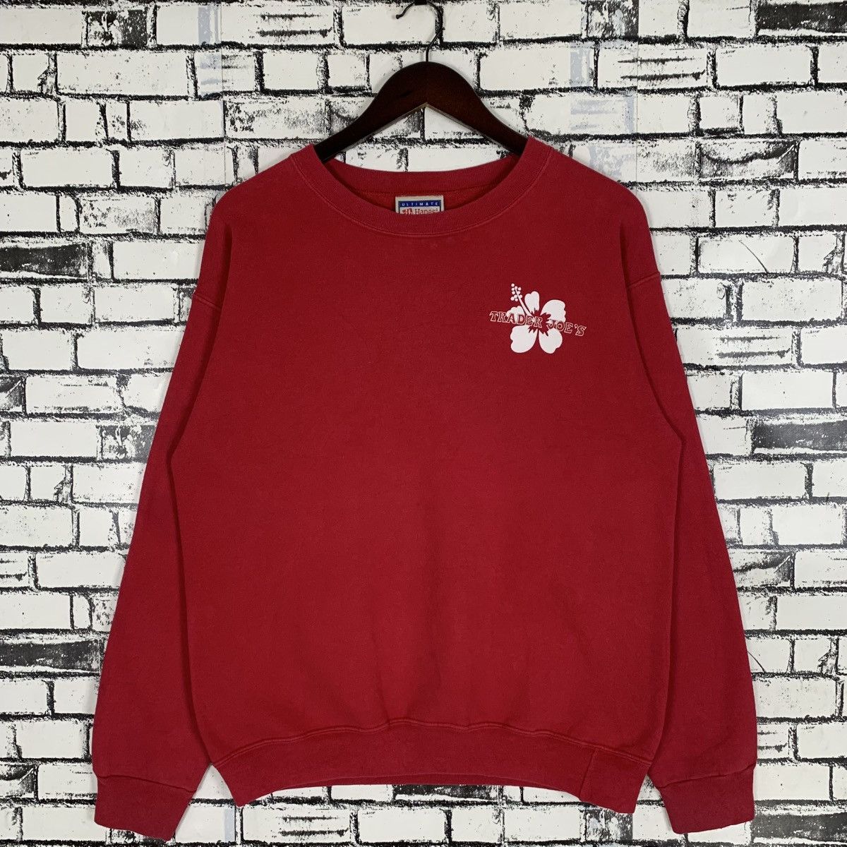 Vintage Sweatshirt Trader Joe's Crewneck Sweatshirt Vintage