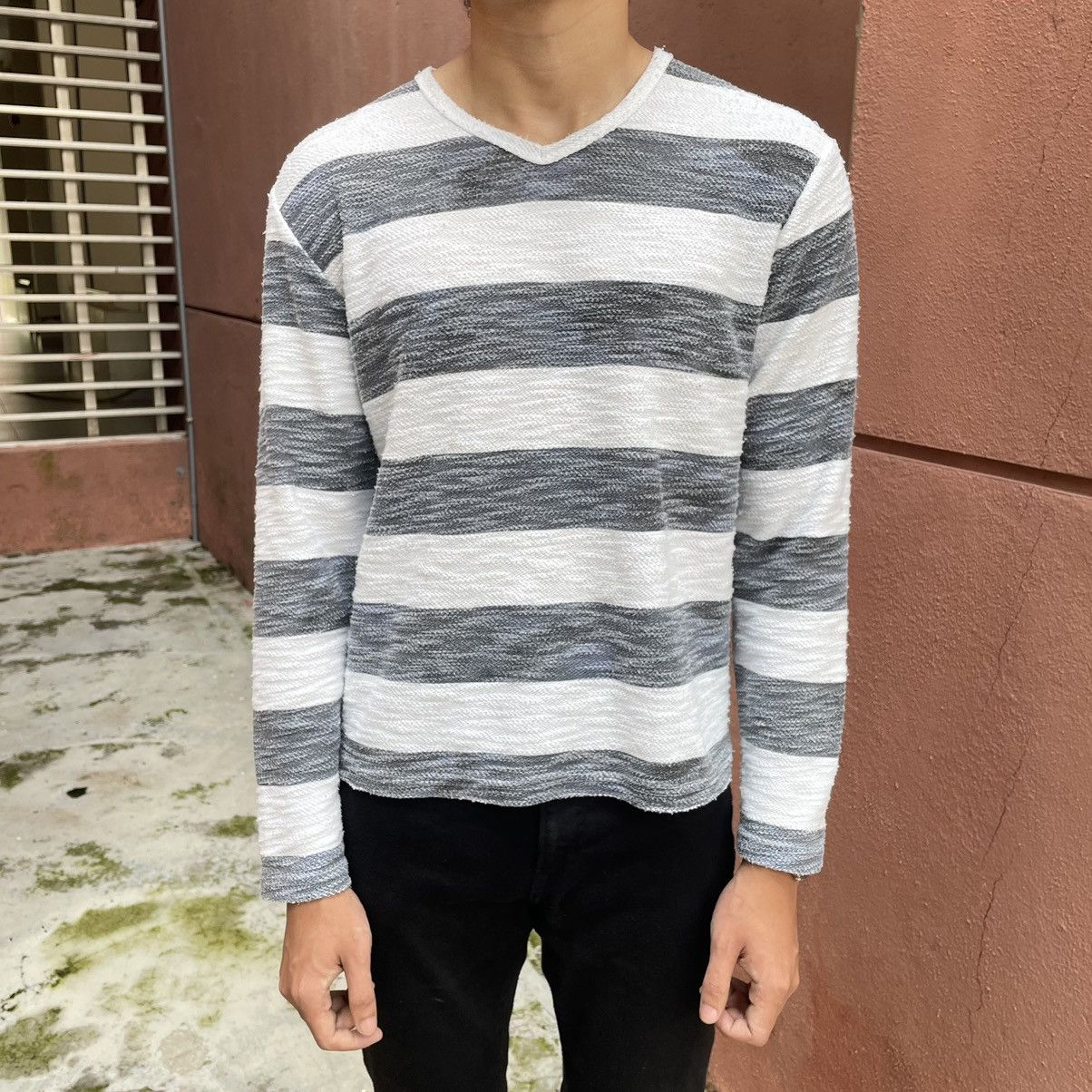 In The Attic Vintage In The Attic Homme Stripe Tee Shirt Size US L / EU 52-54 / 3 - 2 Thumbnail