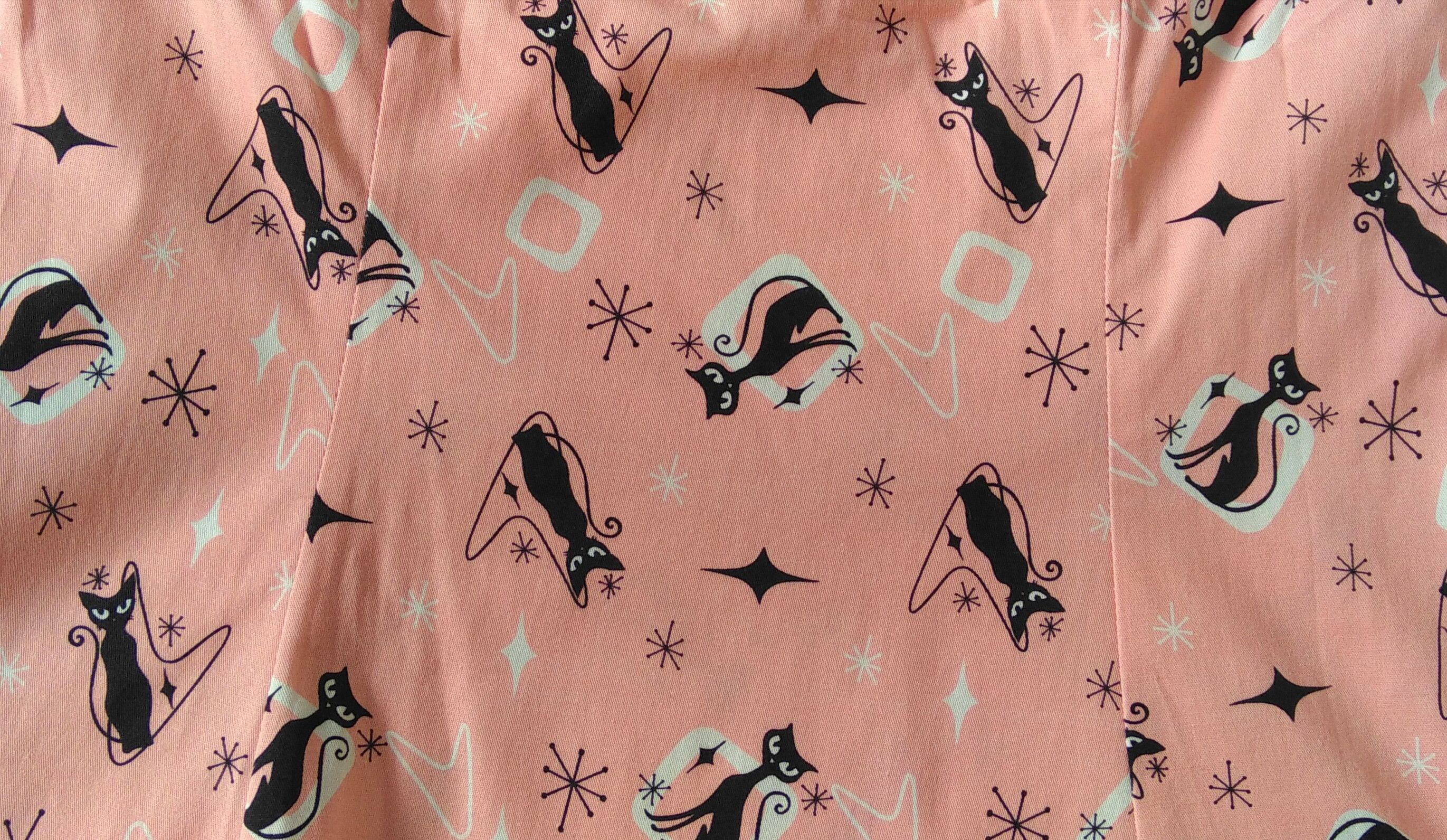 Other Black cat print off shoulder slim fit women tops Size S / US 4 / IT 40 - 5 Thumbnail