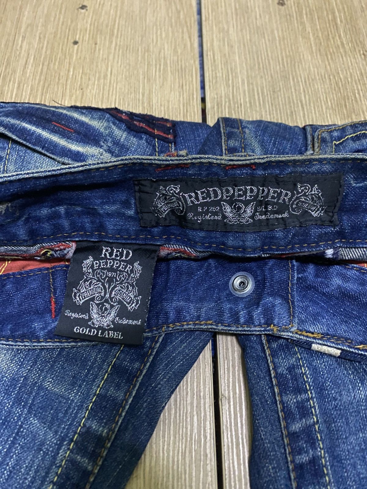 Tornado Mart Red Pepper Jeans Diesel premium Gold Label Size 27" / US 4 / IT 40 - 16 Thumbnail