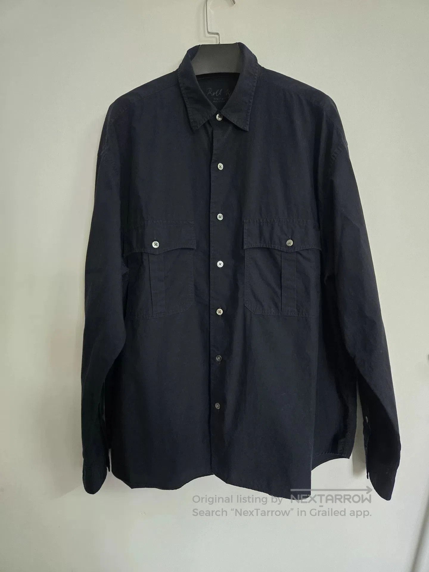 Porter Classic Porter Classic Roll Up Cotton Shirt. Size US M / EU 48-50 / 2 - 2 Thumbnail