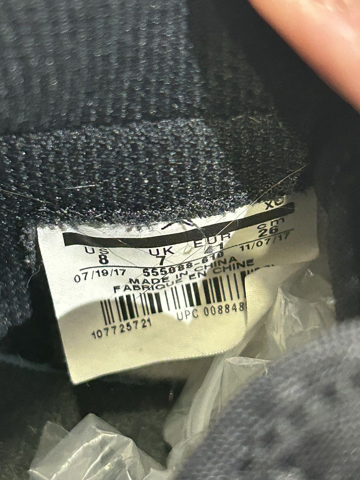 Jordan Brand Jordan 1 bred toe 2018 Size US 8 / EU 41 - 11 Thumbnail