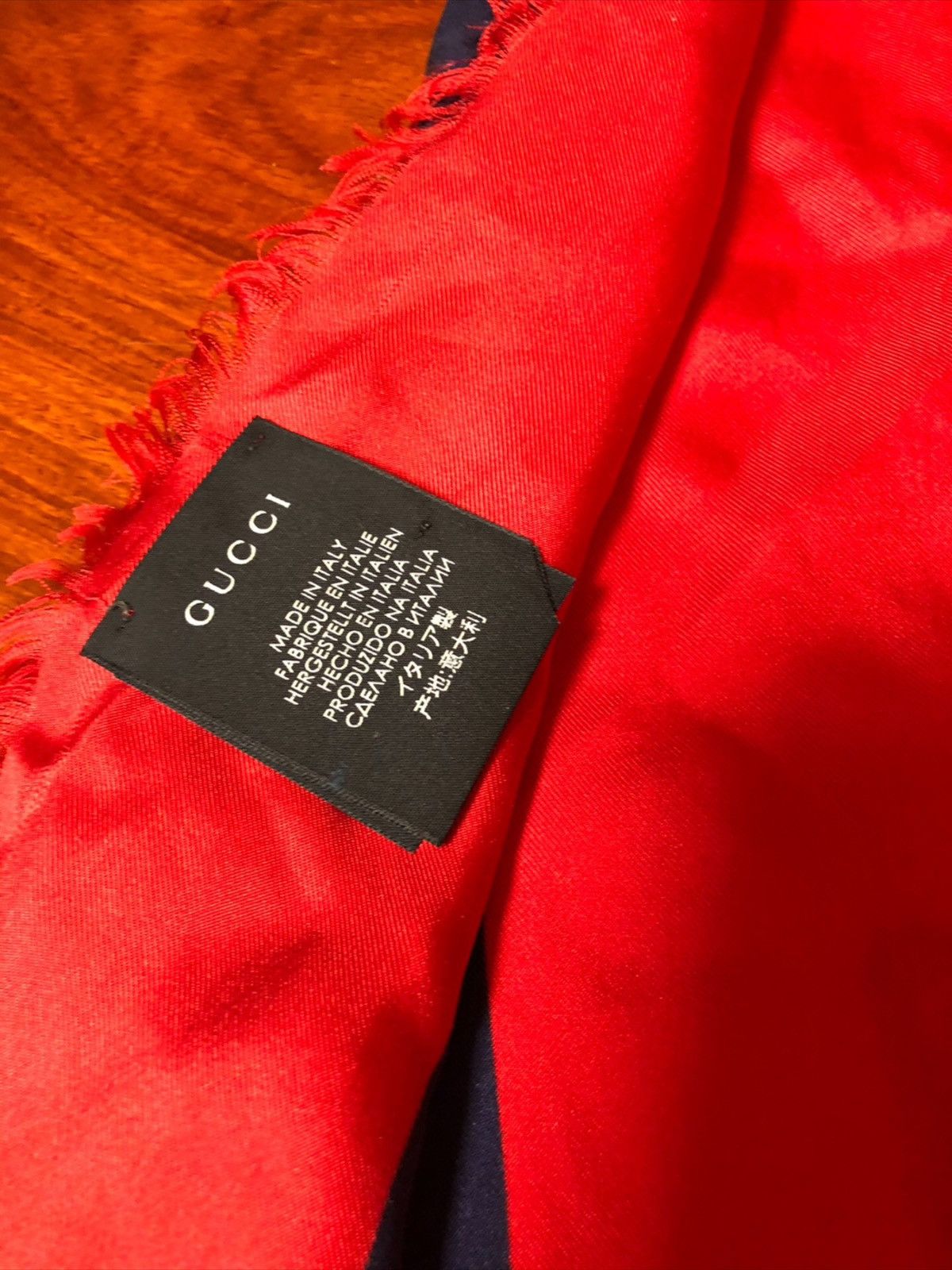 Gucci GUCCI Kingsnake Wool-Silk Scarf Size ONE SIZE - 3 Thumbnail