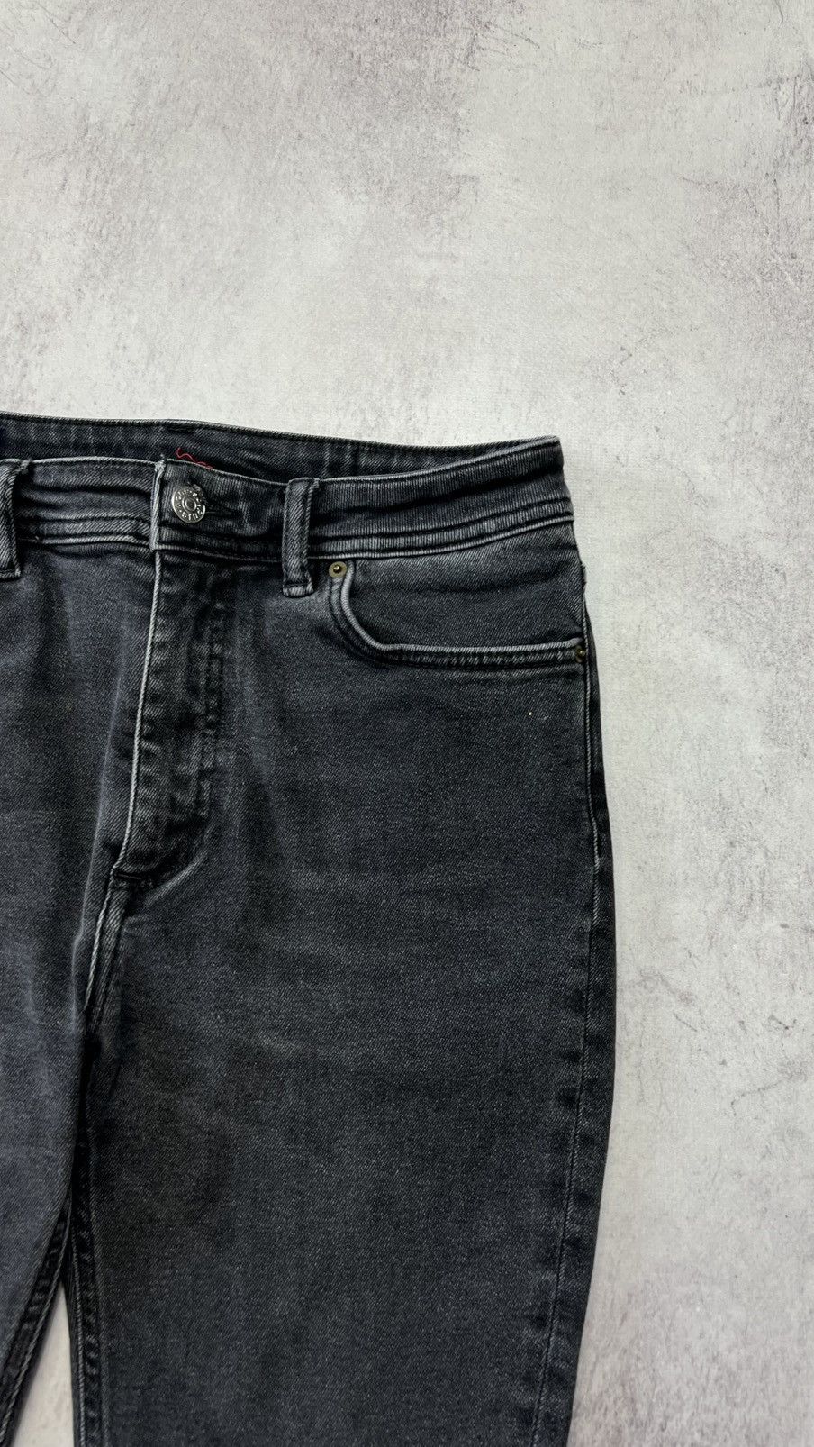 Acne Studios Acne Studios Bla Konst Peg Used blk jeans denim pants Size 29" - 5 Thumbnail