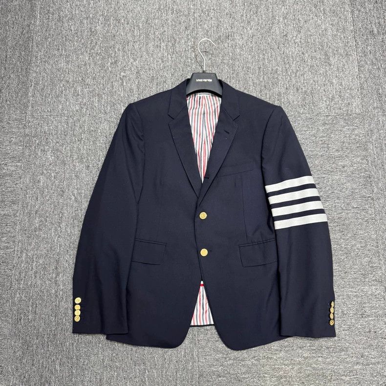 Thom Browne Thom Browne x Neiman Marcus Navy Wool Blazer | Grailed