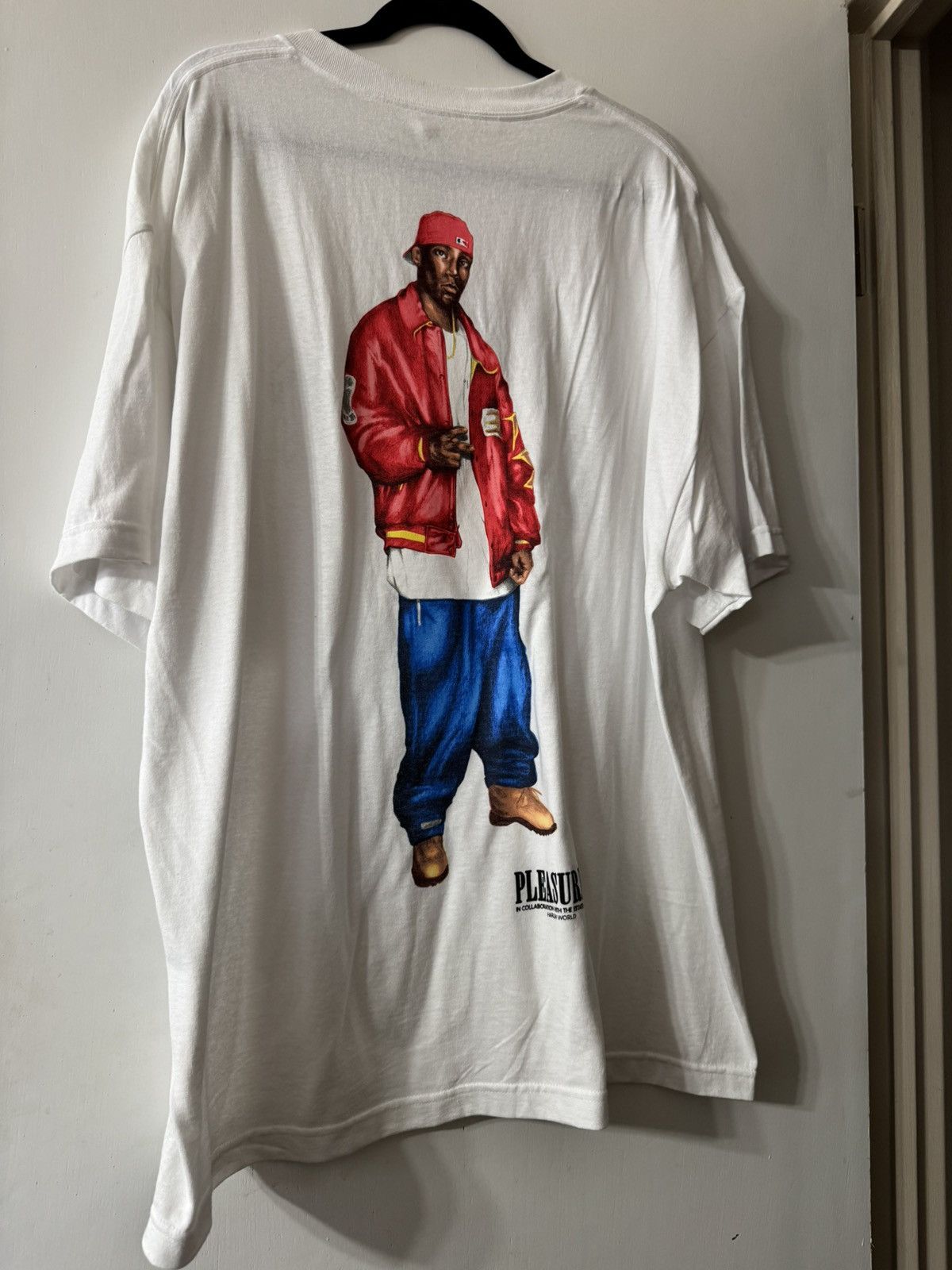 Pleasures White Big L Flamboyant For Life Graphic T-Shirt. Size US XXL / EU 58 / 5 - 5 Thumbnail