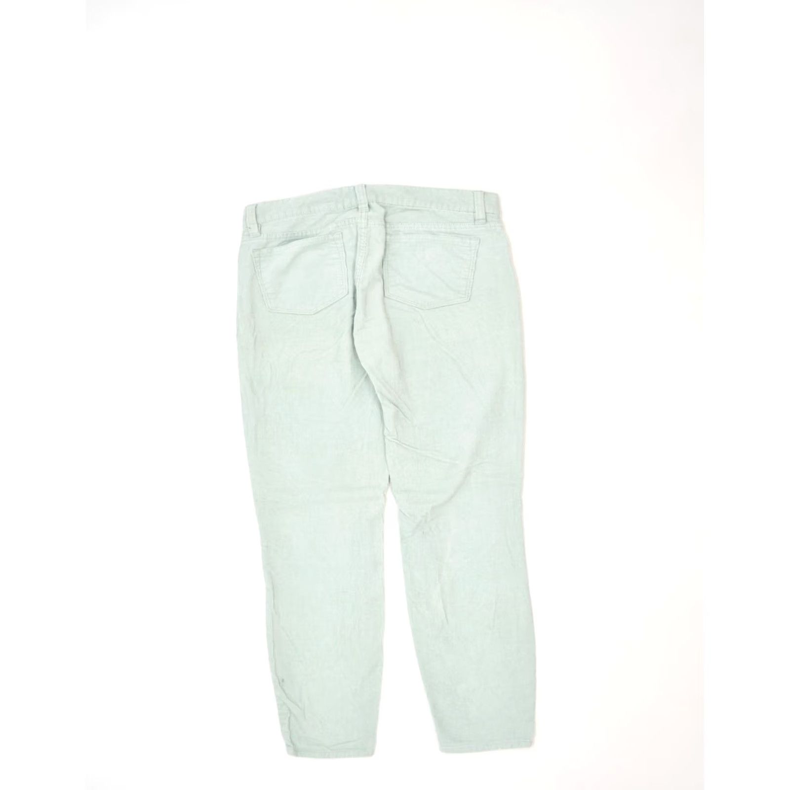J.Crew J. CREW Womens Trousers Toothpick Tapered Corduroy Turquoise W26 L28 Size 26" / US 2 / IT 38 - 2 Thumbnail