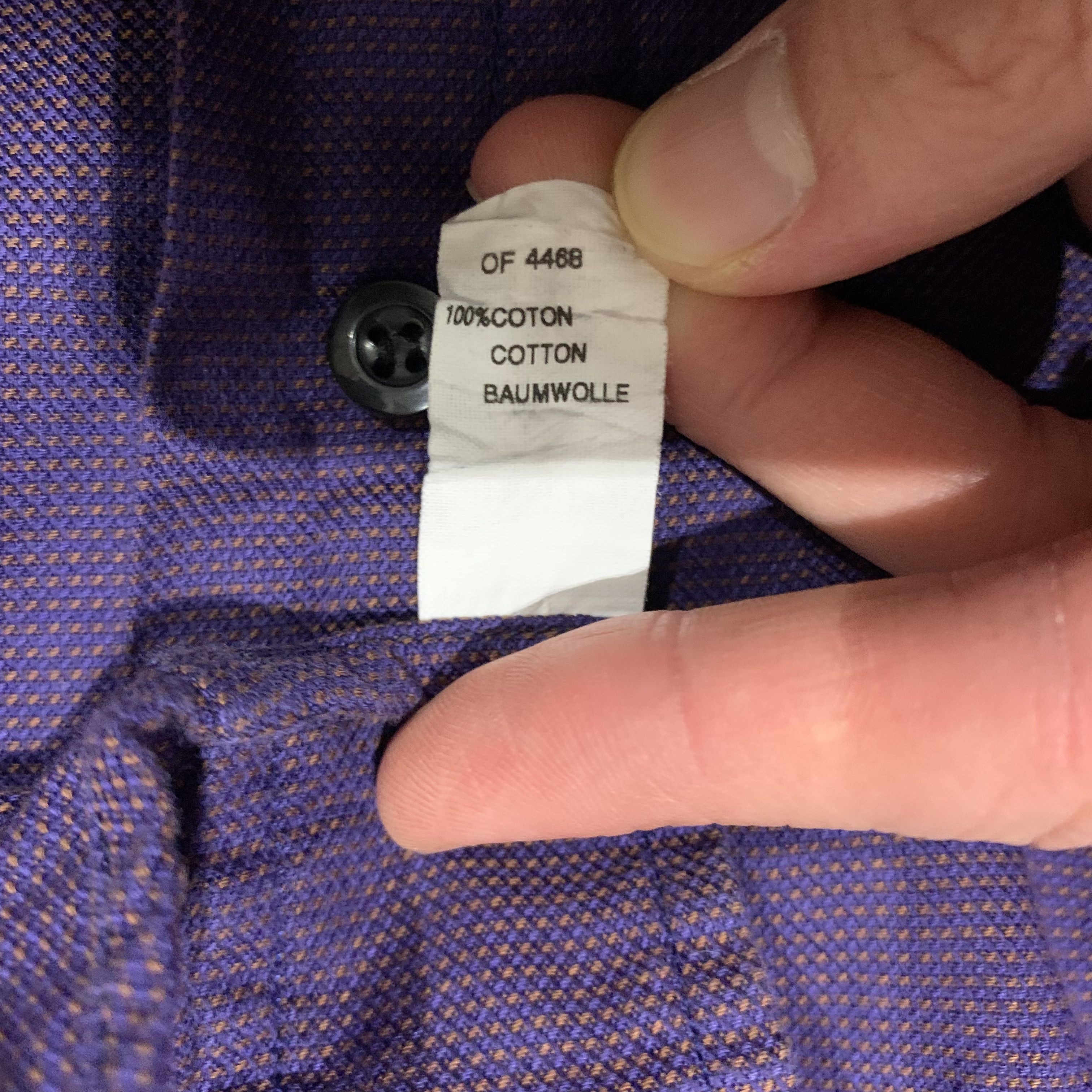 Dior Christian Dior button up shirt purple Size US L / EU 52-54 / 3 - 5 Thumbnail