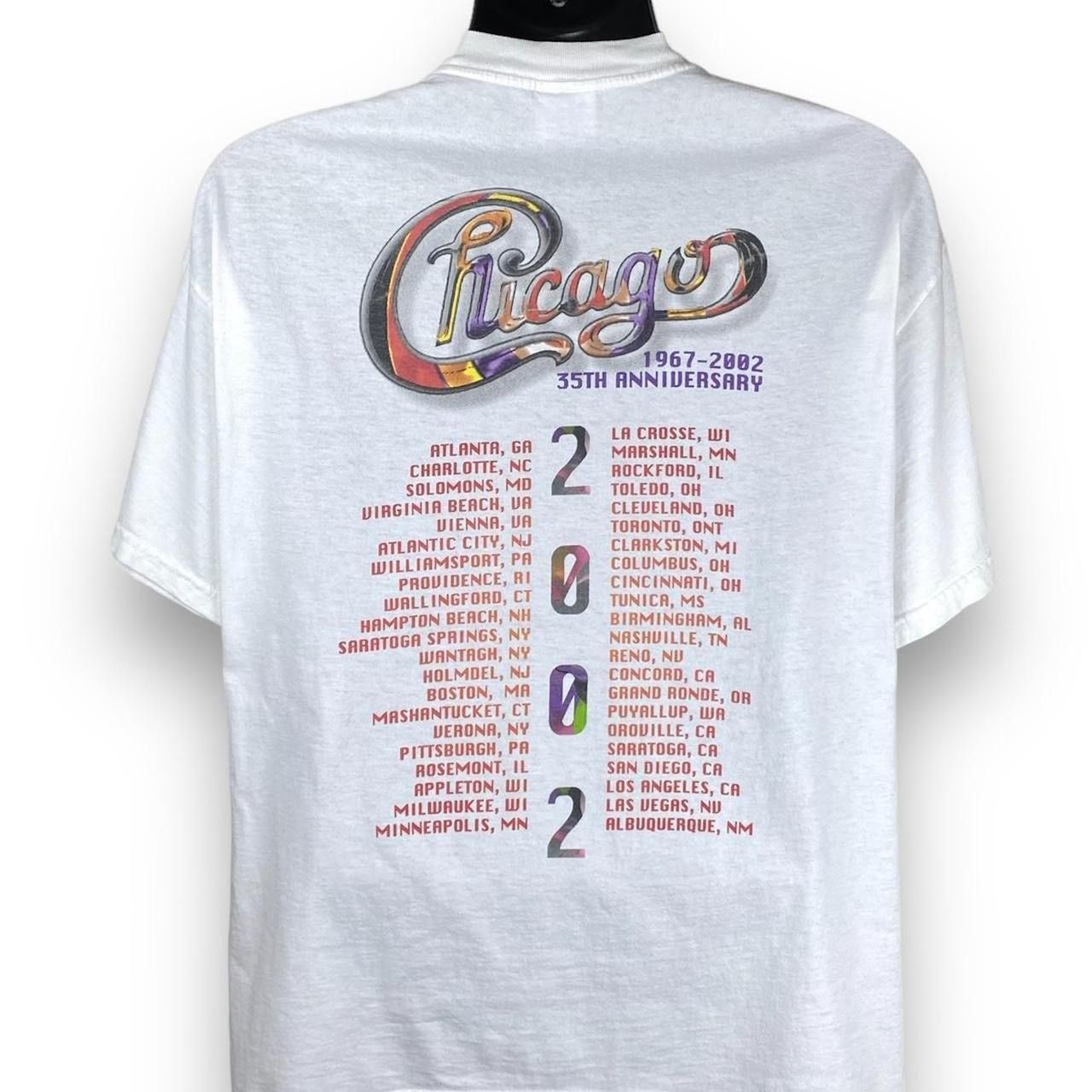 Band Tees × Vintage Vintage M&O Knits Chicago Band Music Concert Tour Tshirt Size US L / EU 52-54 / 3 - 2 Thumbnail