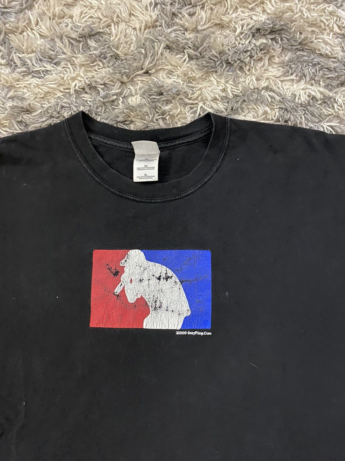 Rap Tees y2k vintage faded black tee sexy limo.com 2000 Rare Size US XL / EU 56 / 4 - 2 Thumbnail