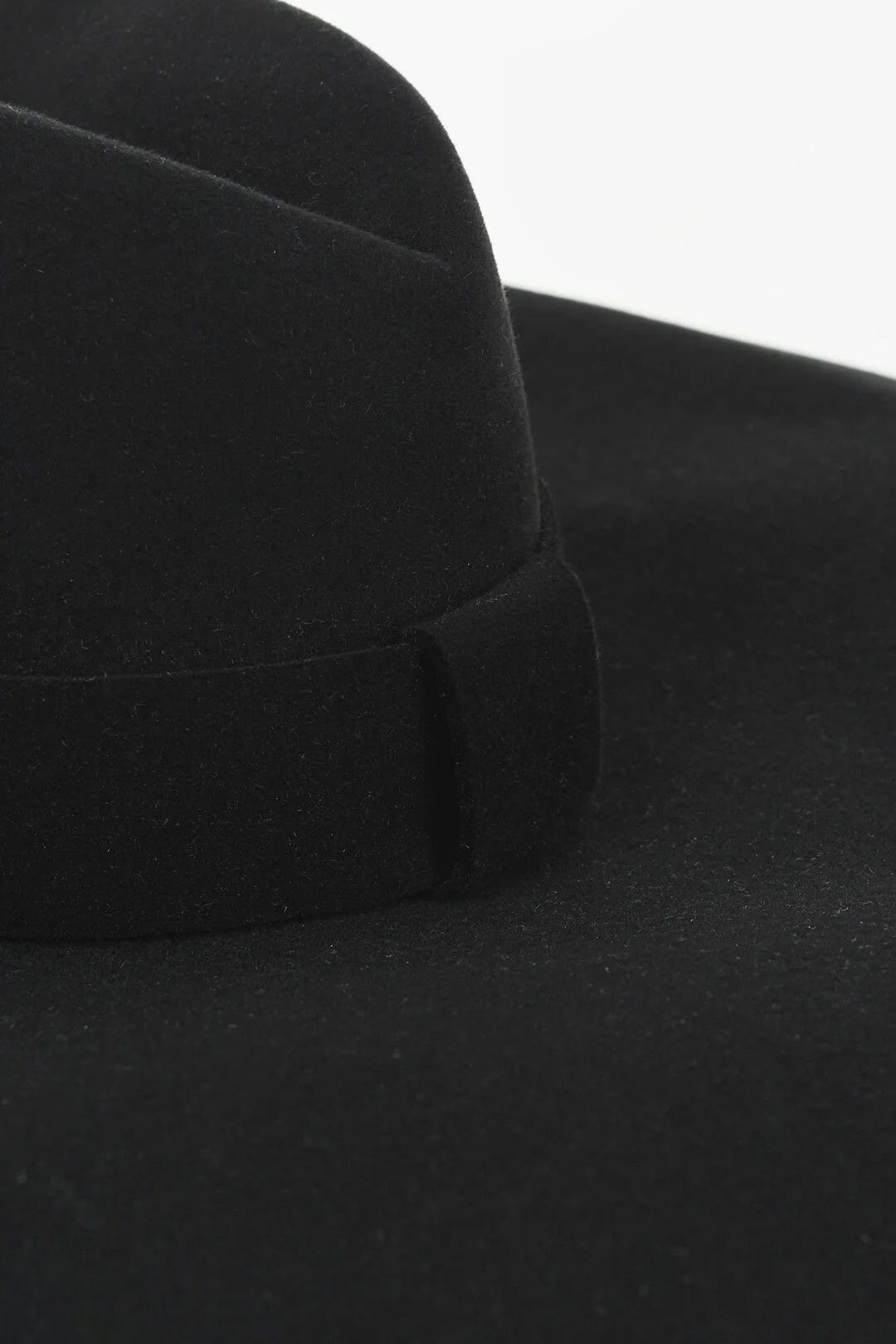 Balmain og1mm0326 Size: 56 / Rabbit-Felt Floppy Hat / Cap in Black Size ONE SIZE - 2 Thumbnail
