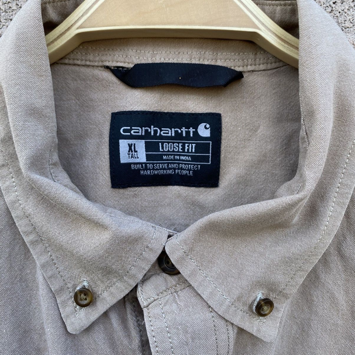 Carhartt Carhartt Mens XL Tall Loose Fit Shirt Work Utility Size US XL / EU 56 / 4 - 4 Thumbnail