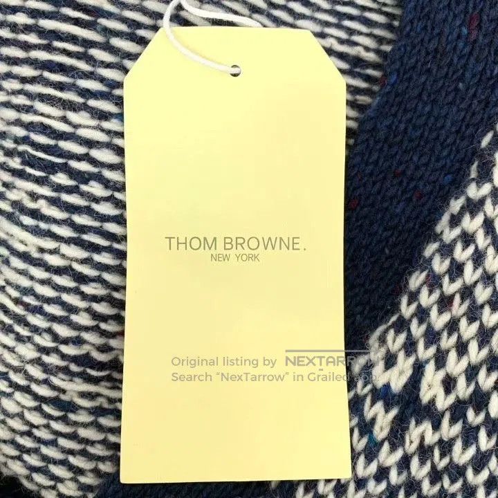 Thom Browne Thom Browne Logo Knit Cardigan. Size US M / EU 48-50 / 2 - 7 Thumbnail