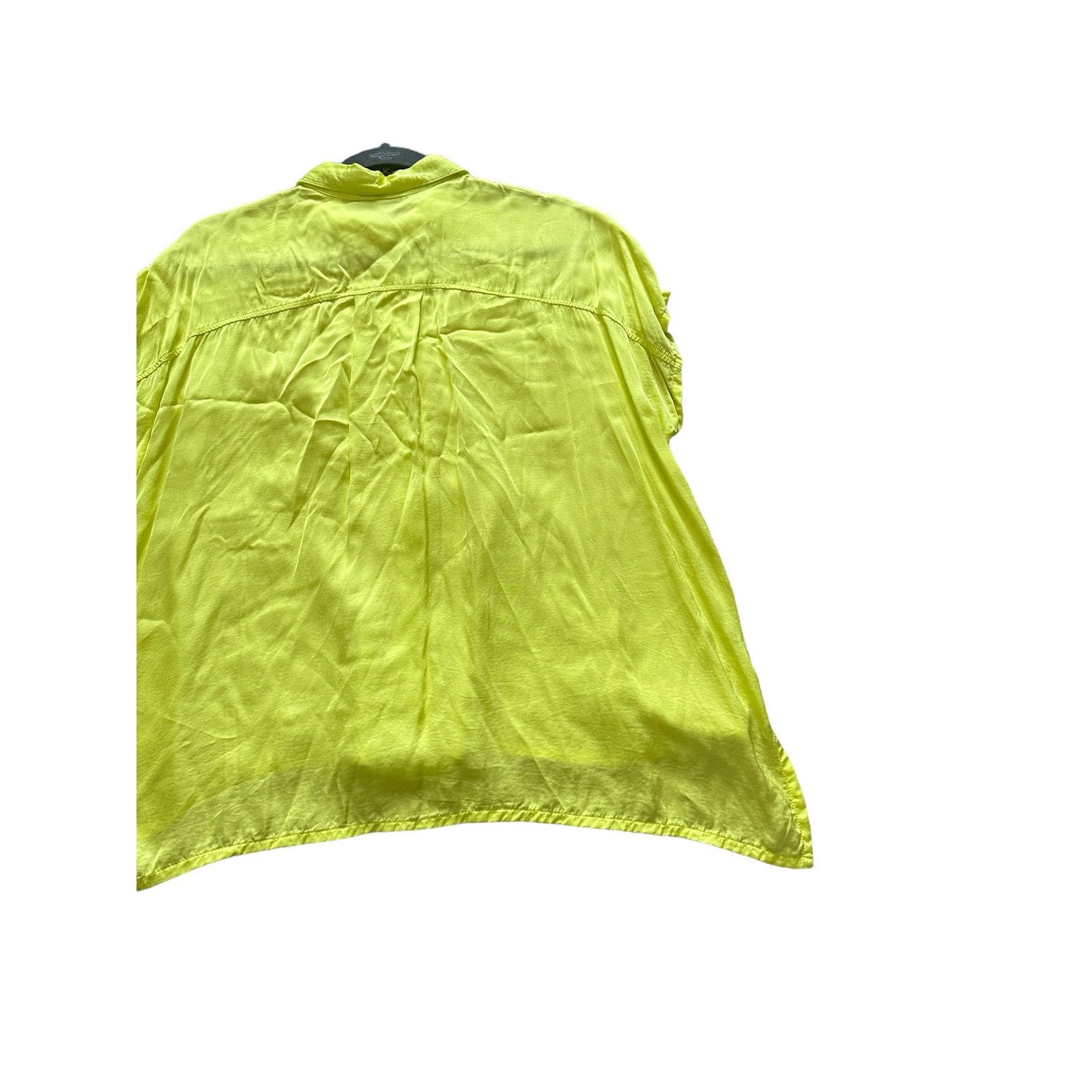 Young Fabulous & Broke Young Fabulous & Broke Small Silky Green Button Up Blouse Size S / US 4 / IT 40 - 8 Thumbnail