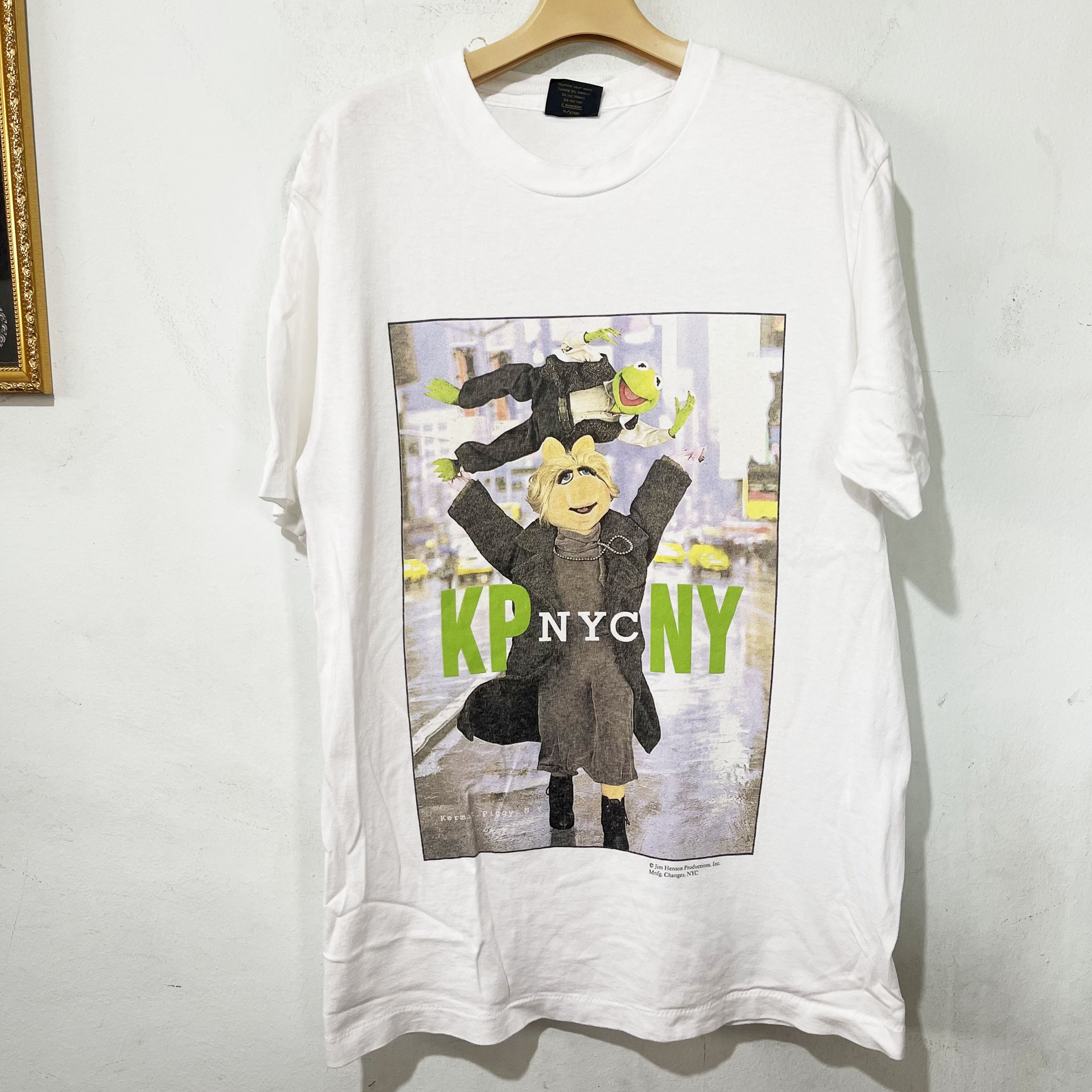 Vintage 90s New York KP NY Kermit Jim Henson Shirt