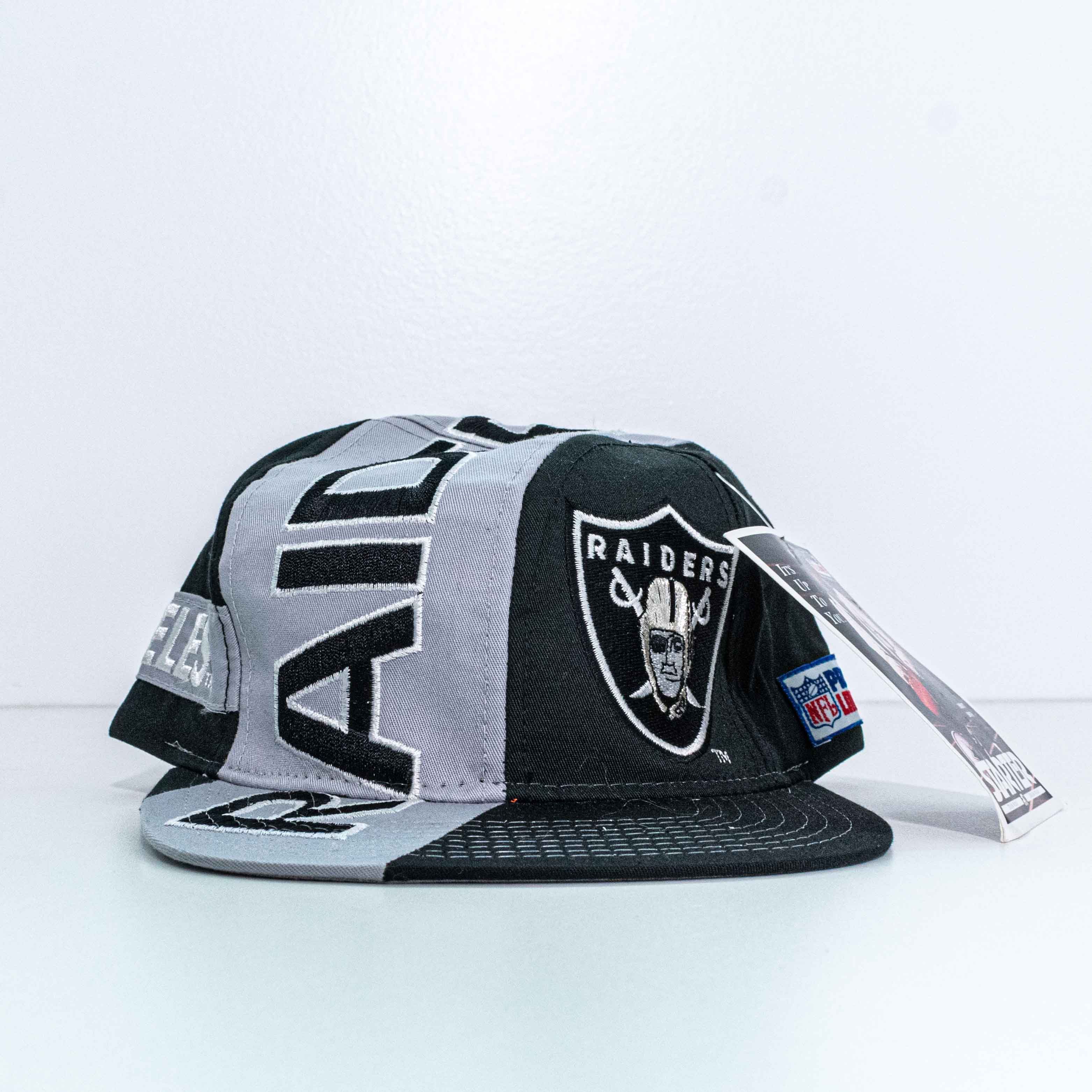 Los Angeles Raiders Starter Swirl Snapback Hat VTG 90s Rare 