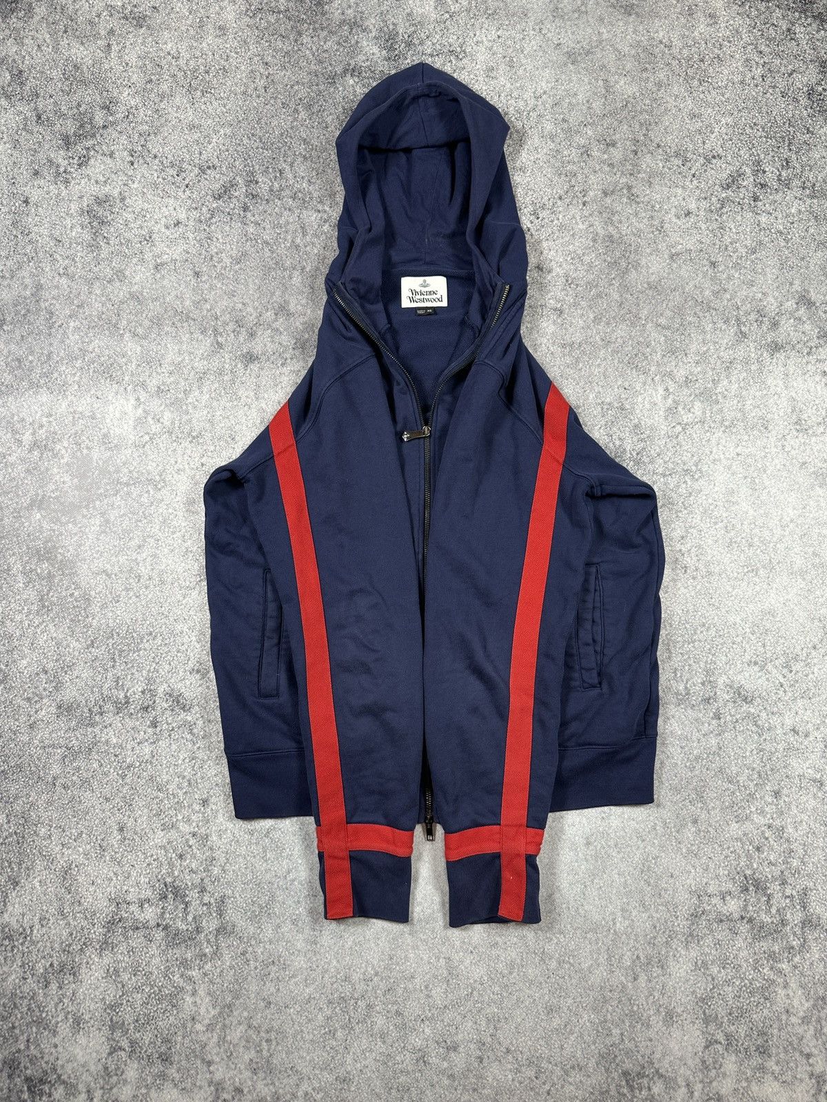 Vivienne Westwood Vivienne Westwood Logo Zip Up Hoodie Streetwear Style Opium Size US L / EU 52-54 / 3 - 2 Thumbnail