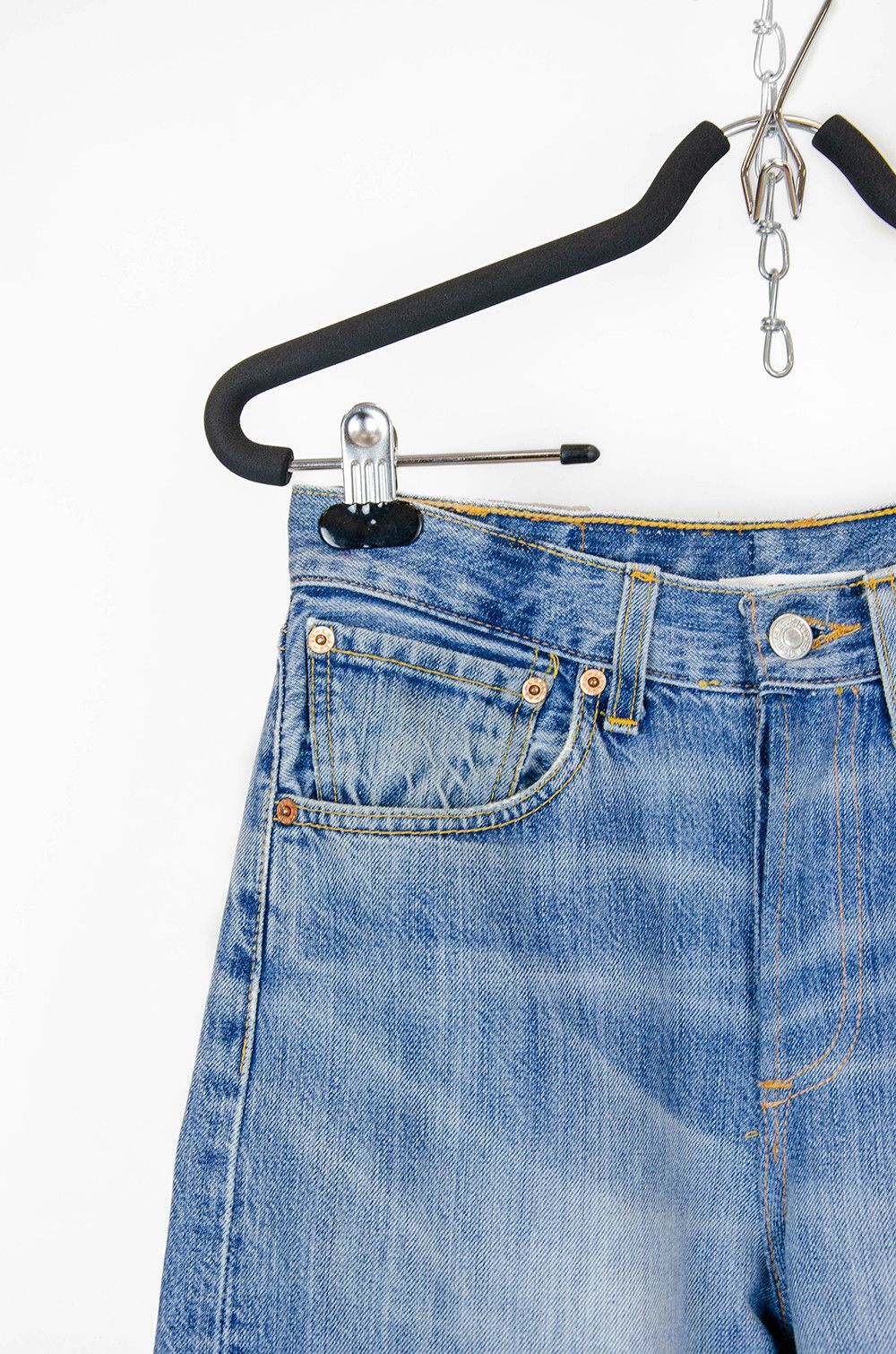 Levi's NWT Levi’s 501 x Samaria Leah Embellished Straight Jeans W27 Size 27" / US 4 / IT 40 - 3 Thumbnail