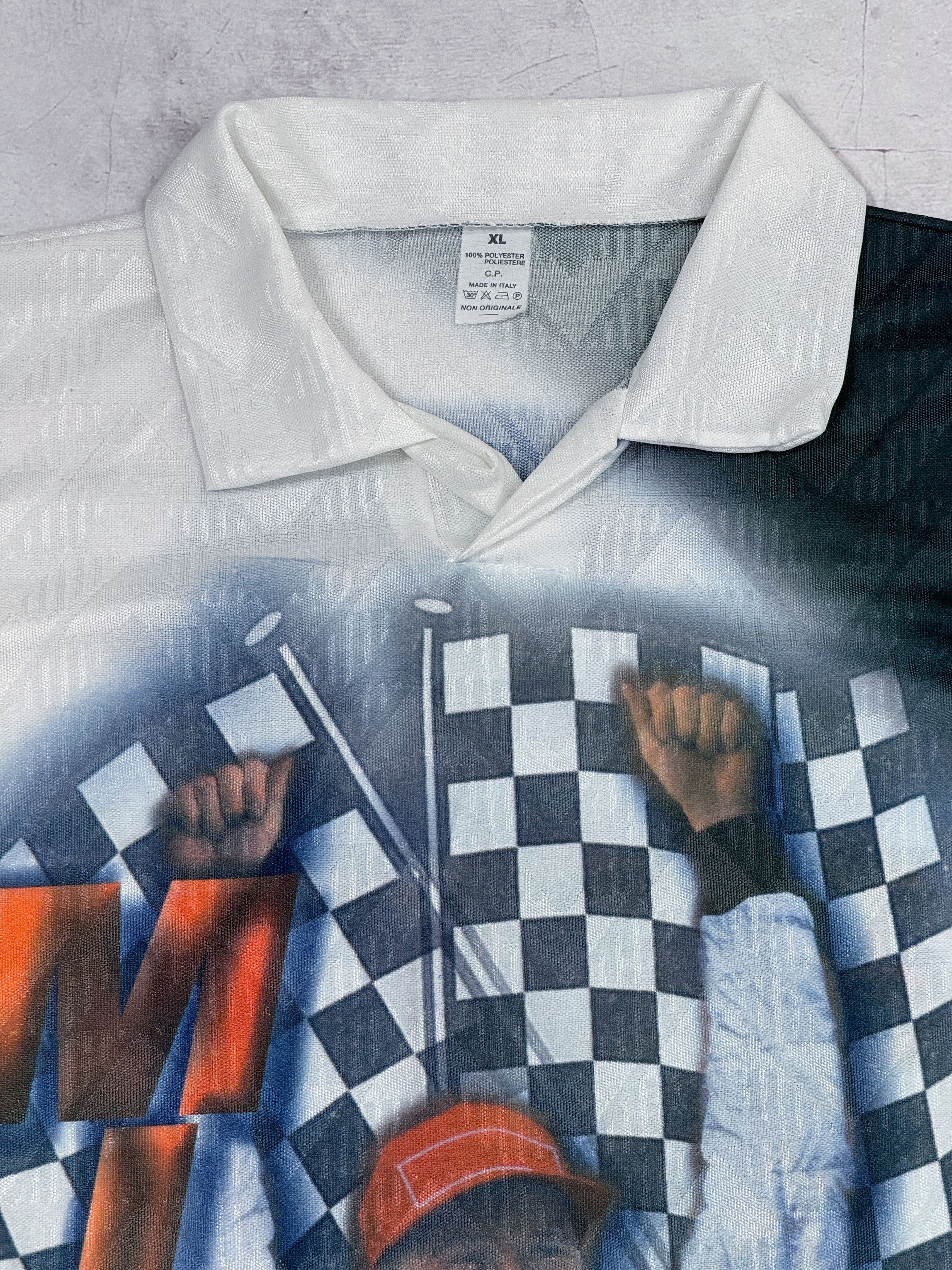 Formula 1 × Vintage Vintage Mika Kakkinen T-Shirt Formula1 Racing Size US M / EU 48-50 / 2 - 4 Thumbnail