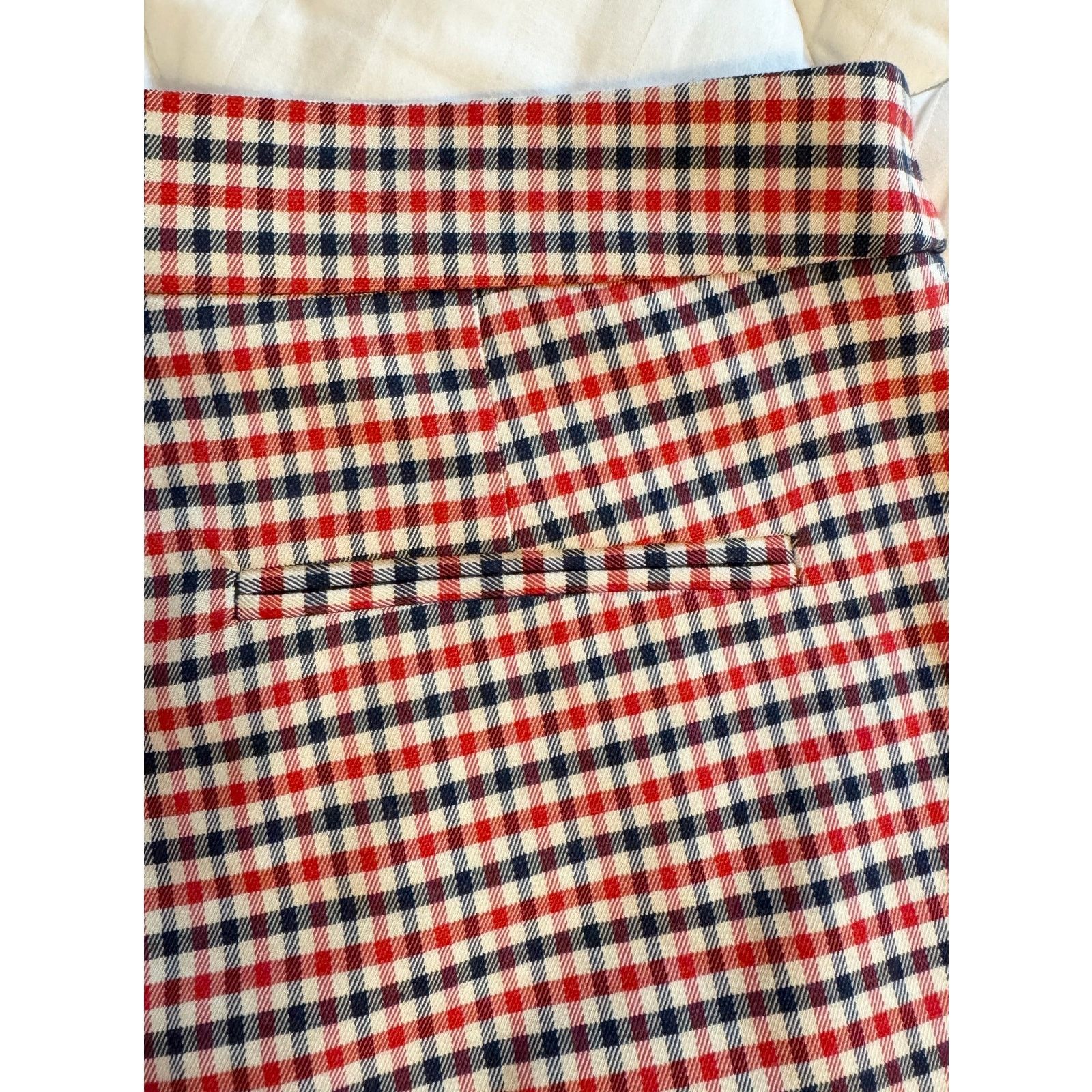 Sezane NWOT Sezane Clara Trousers Mid-Rise Plaid Pants Size 36 Size 26" / US 2 / IT 38 - 4 Thumbnail