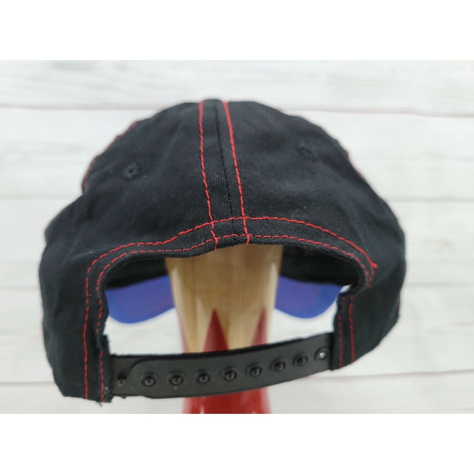Vintage VINTAGE Snap-On Tools Snapback Hat blue and black K Products Hat Mens Adjustable Blue Black Size ONE SIZE - 6 Thumbnail