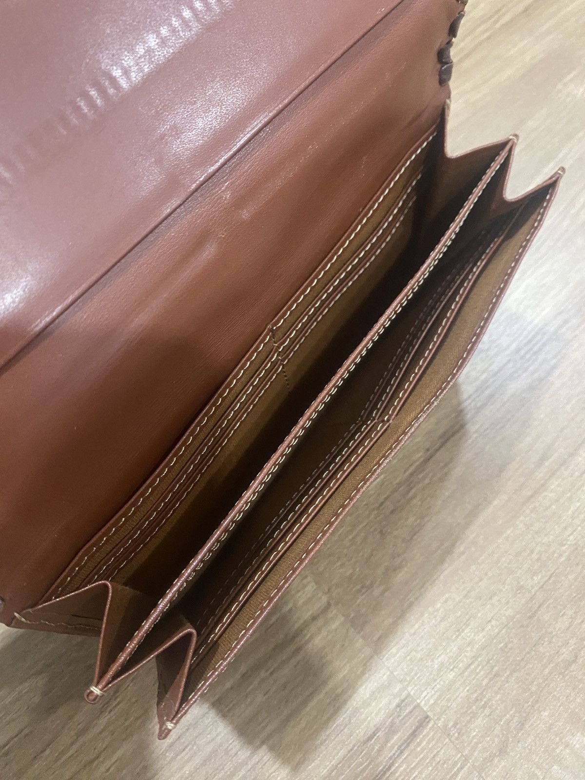 Vivienne Westwood VIVIENNE WESTWOOD Braided Leather Apollo Continental Wallet Size ONE SIZE - 6 Thumbnail