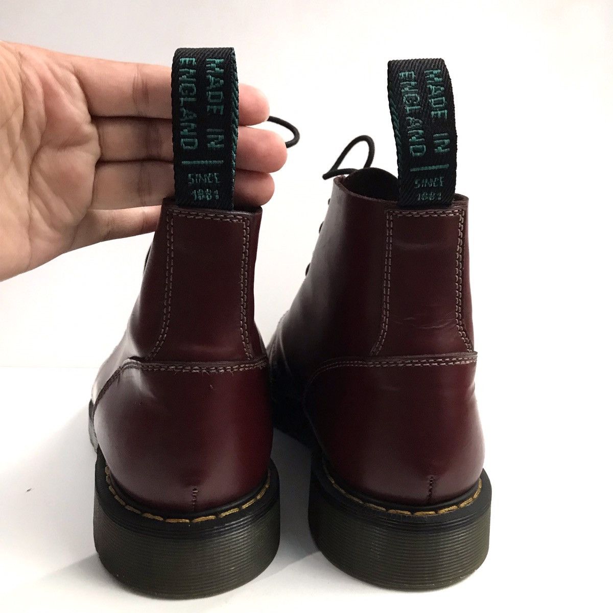 Moon Boot × Other UK × Solovair Solovair Hawkins 6 Eye Astronaut Boots Formal Leather Shoes Size US 9 / EU 42 - 18 Thumbnail
