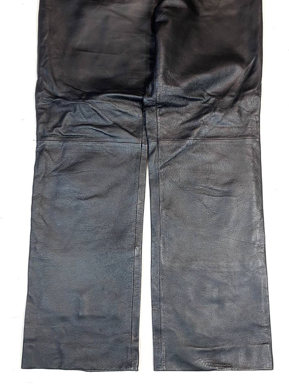 Leather × Vintage Yuppie Company Leather Pants Size 30" / US 8 / IT 44 - 6 Thumbnail