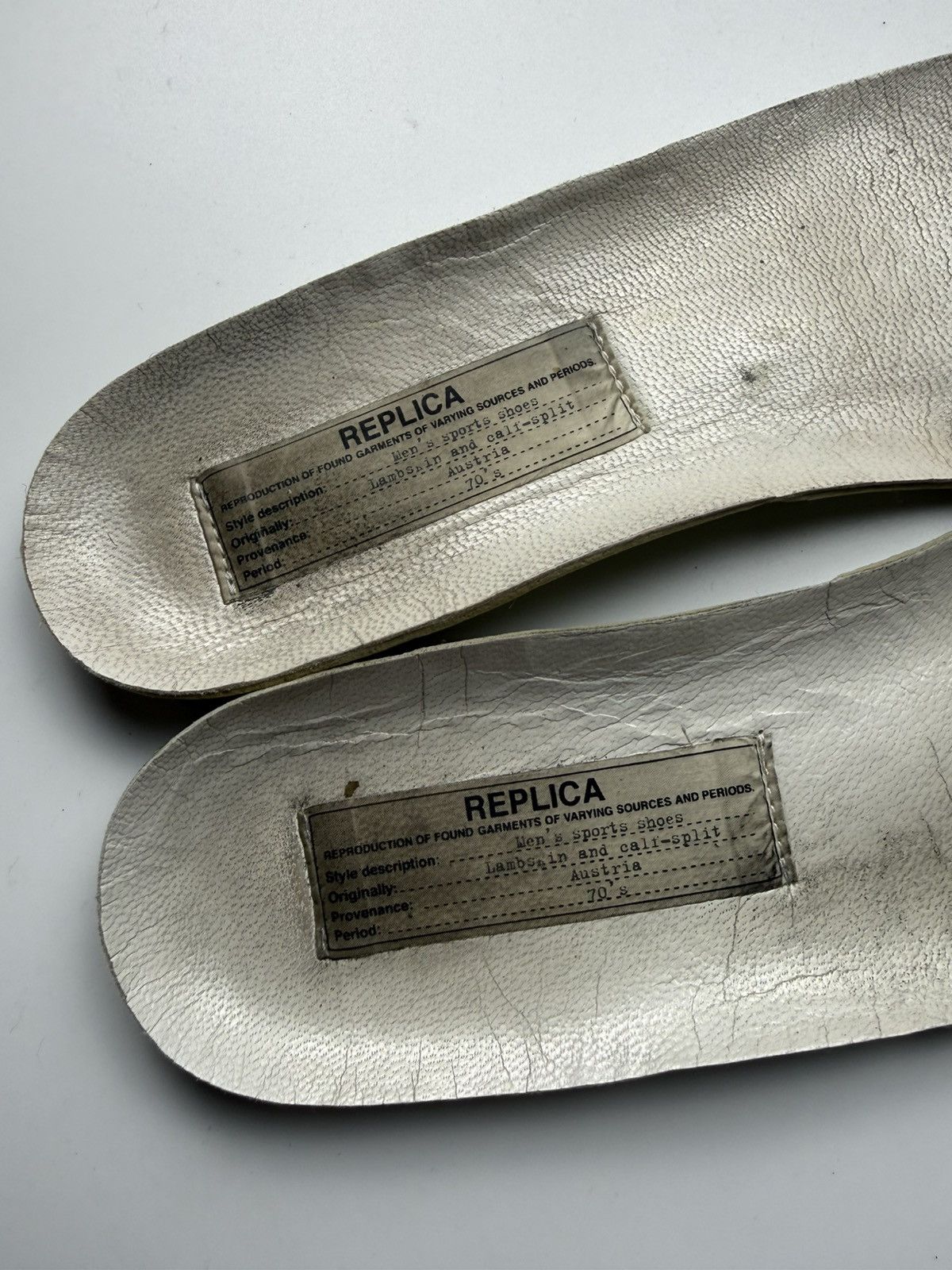 Maison Margiela Maison Margiela Gats Artisanal Silver Size US 7 / EU 40 - 15 Thumbnail